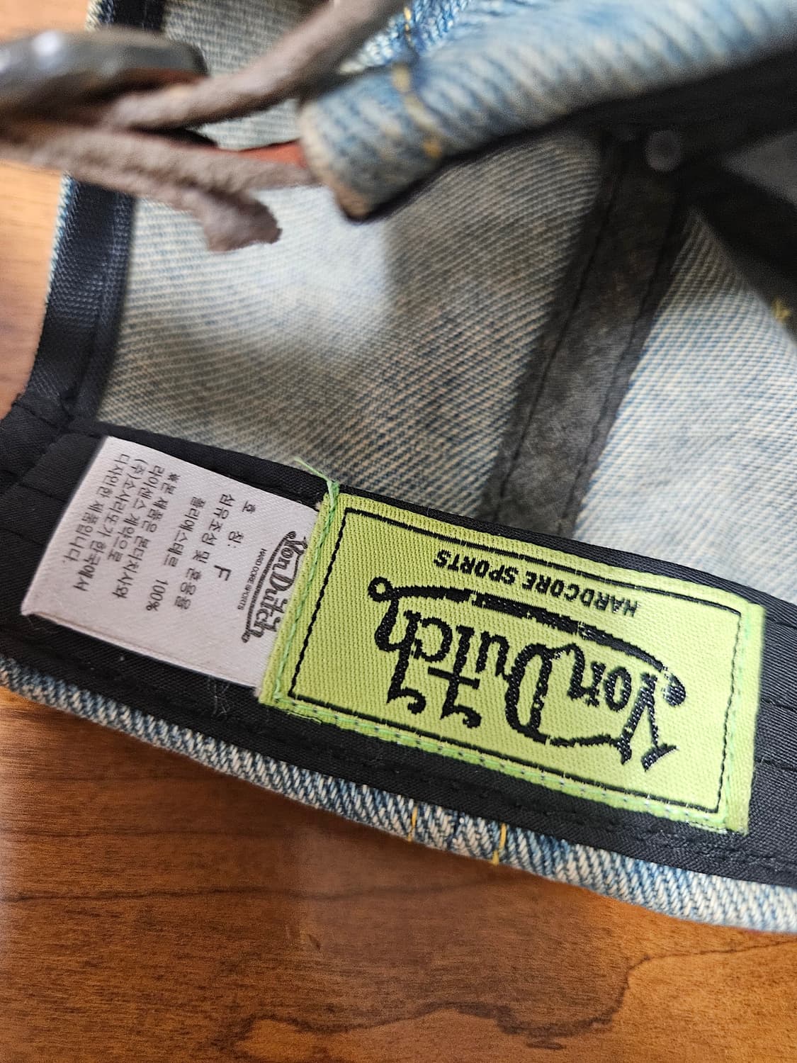 본더치 데님 볼캡 모자 상품이미지4