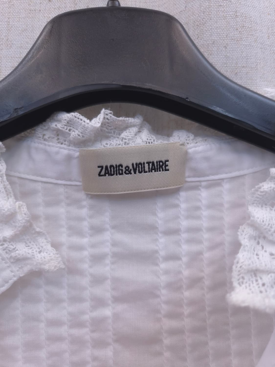 자딕앤볼테르 레이스 블라우스 화이트 상품이미지2