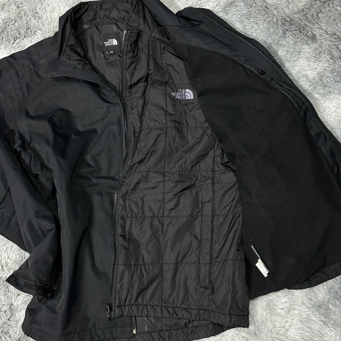 노스페이스 내피 탈부착 바람막이 점퍼 L 상품이미지3
