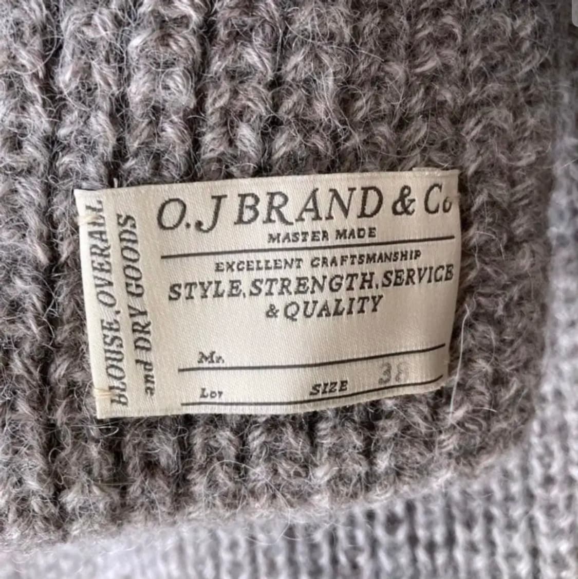 올드조 브리티시 트위드웜 가디건 상품이미지4