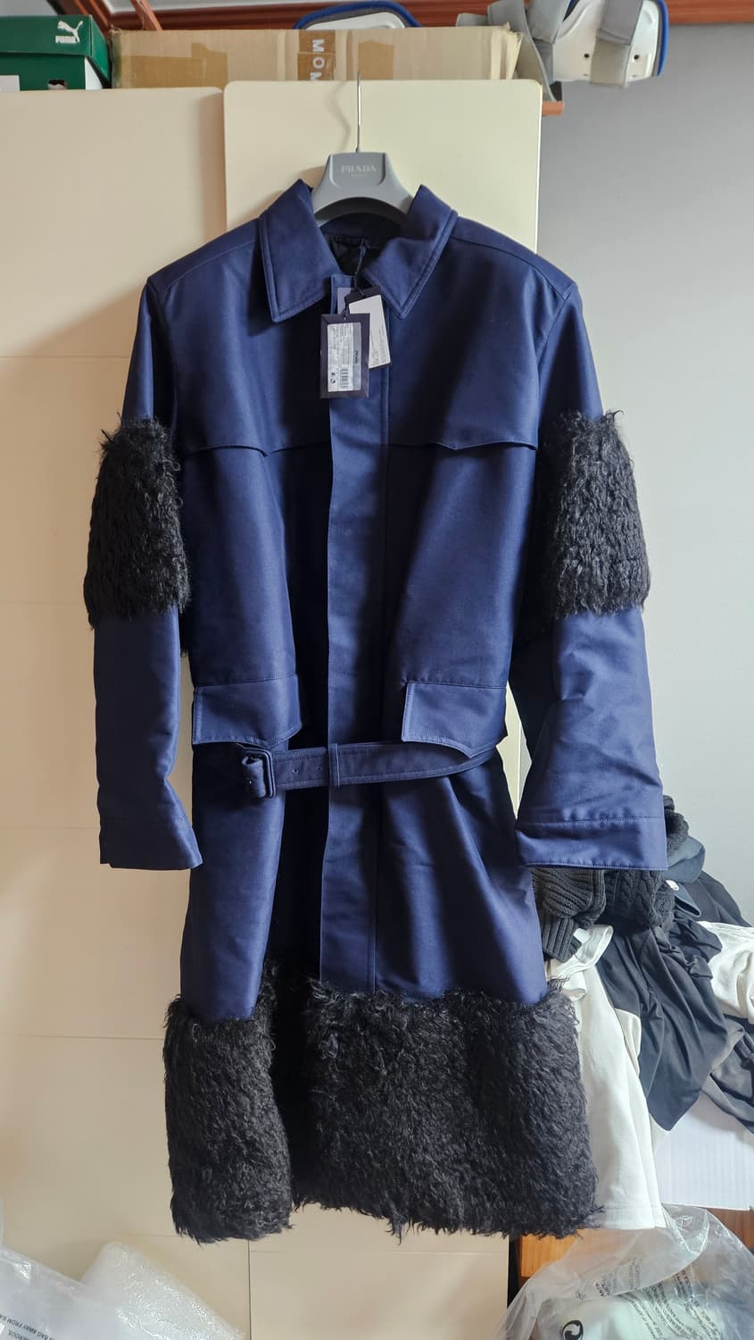 프라다 파카 패딩 털 코트 자켓 점퍼 1천7백만원짜리 정품 신품 상품이미지1