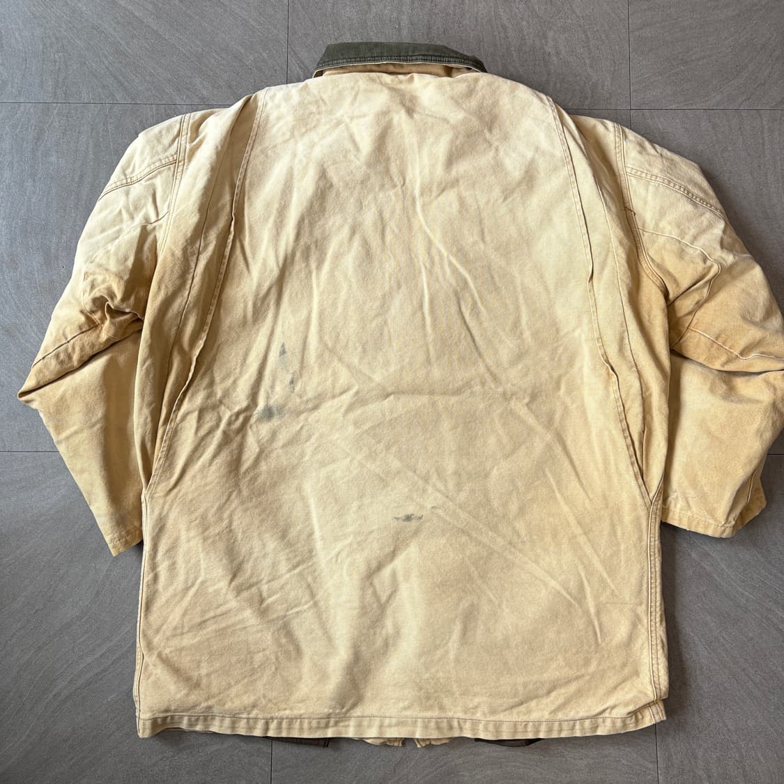 90s L.L.bean 90년대 미국 생산 엘엘빈 베이지 헌팅 자켓 상품이미지9