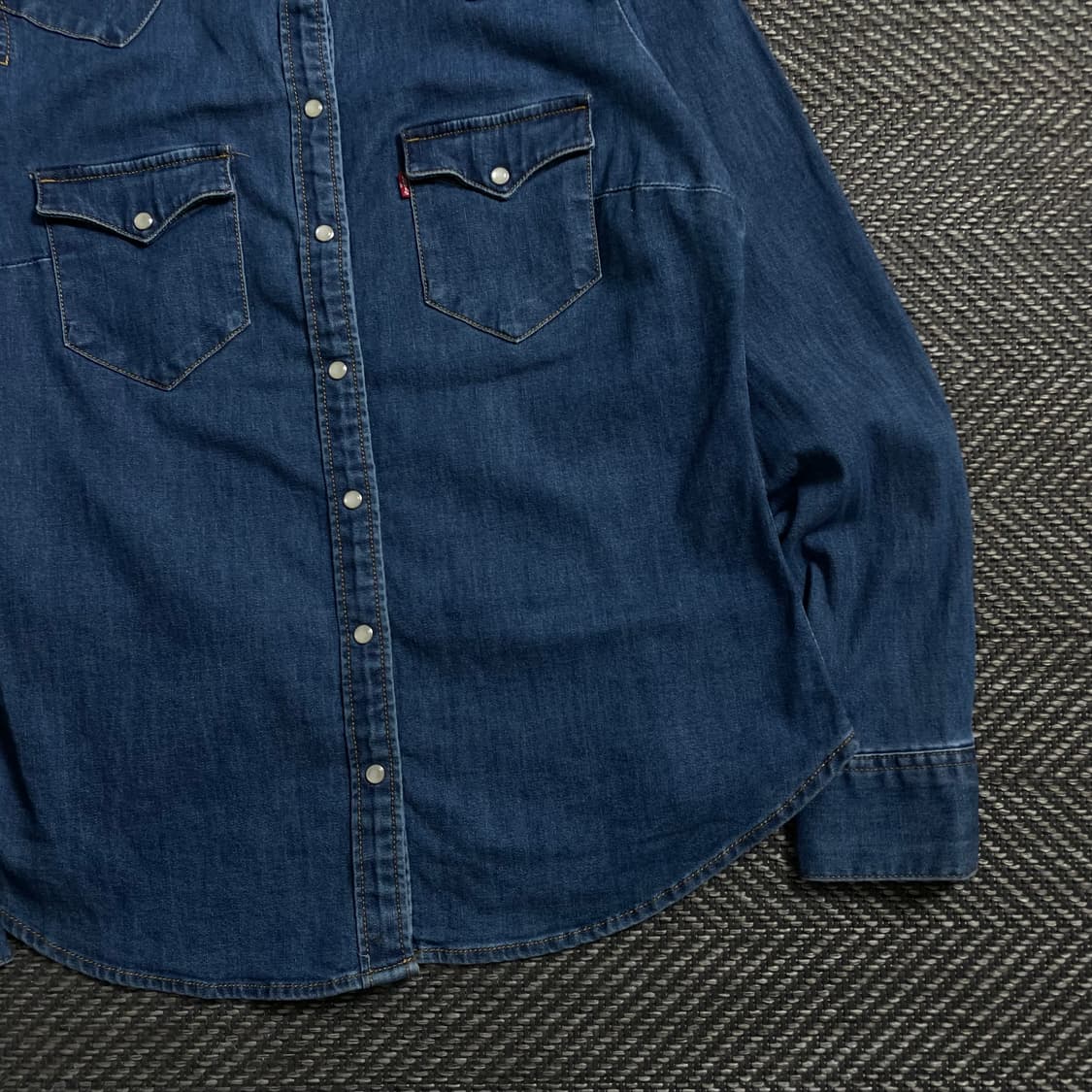 리바이스 USA 오리지날 우먼스 웨스턴 데님 셔츠 y 4102 상품이미지3