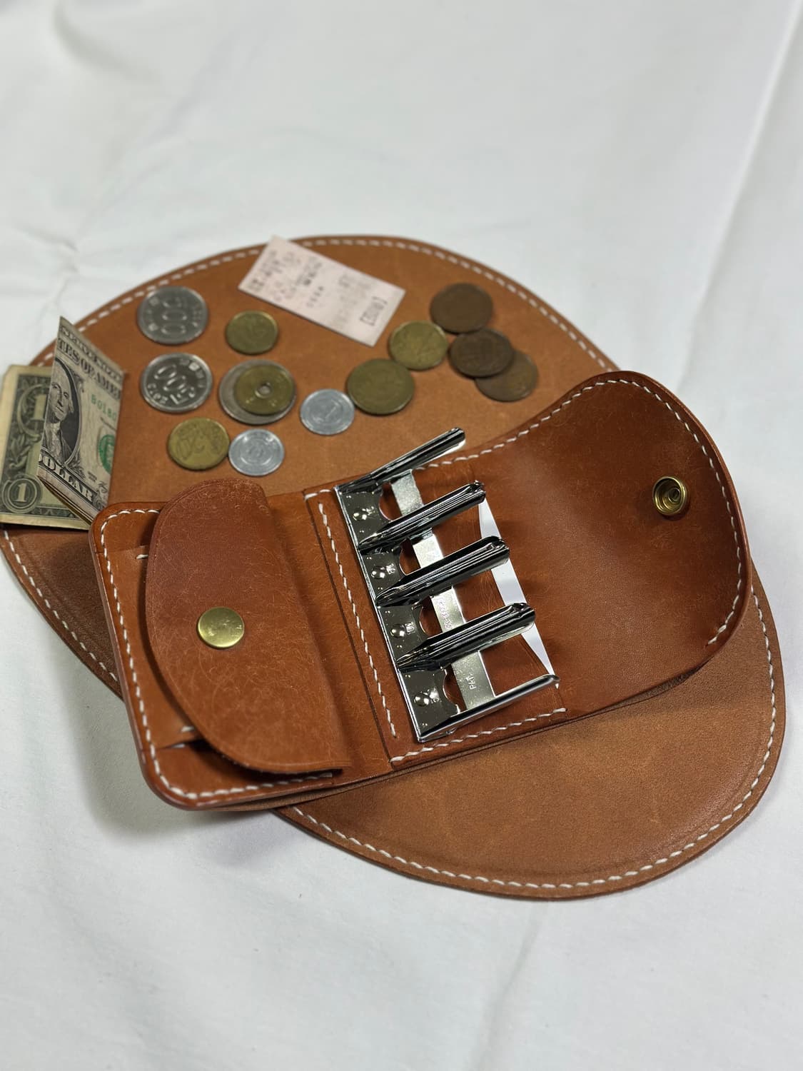 수공예 엔화지갑 판매합니다 / 코인캐쳐지갑 상품이미지6