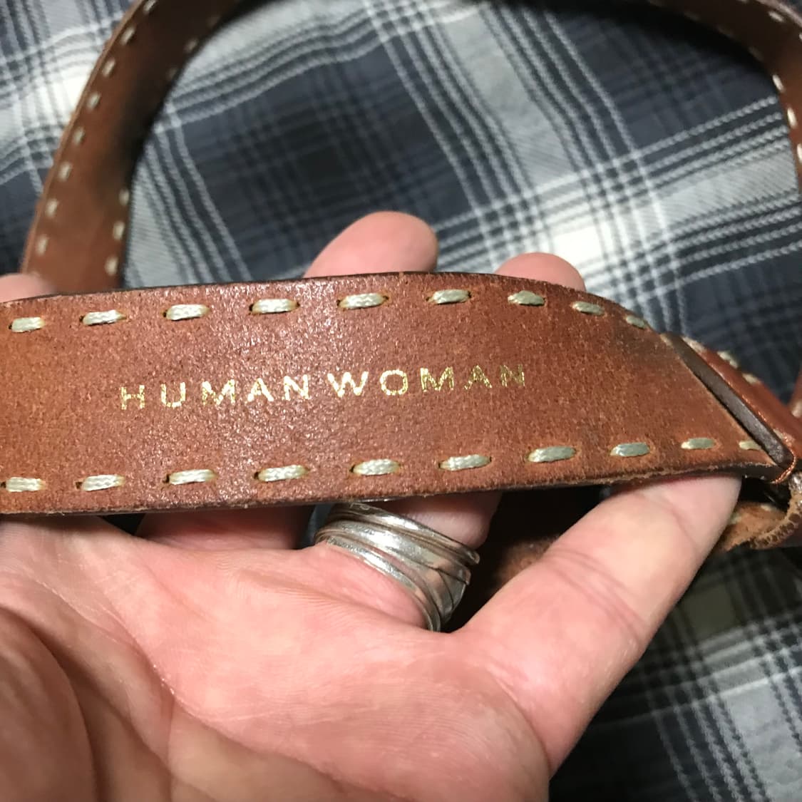 재팬 빈티지 황동장 니들 카라멜 워크 벨트 상품이미지4