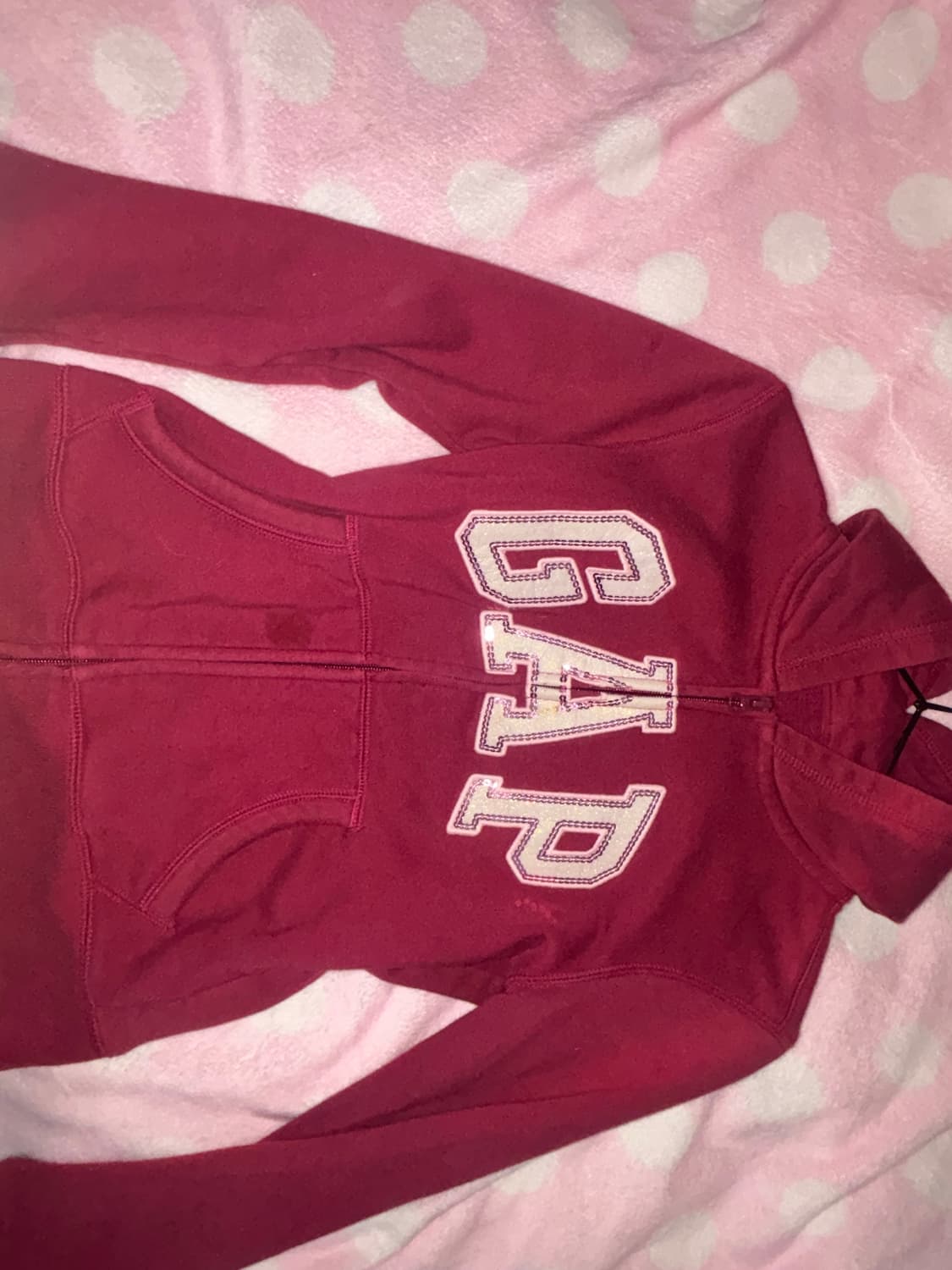 갭 빈티지 버건디후드티  상품이미지1