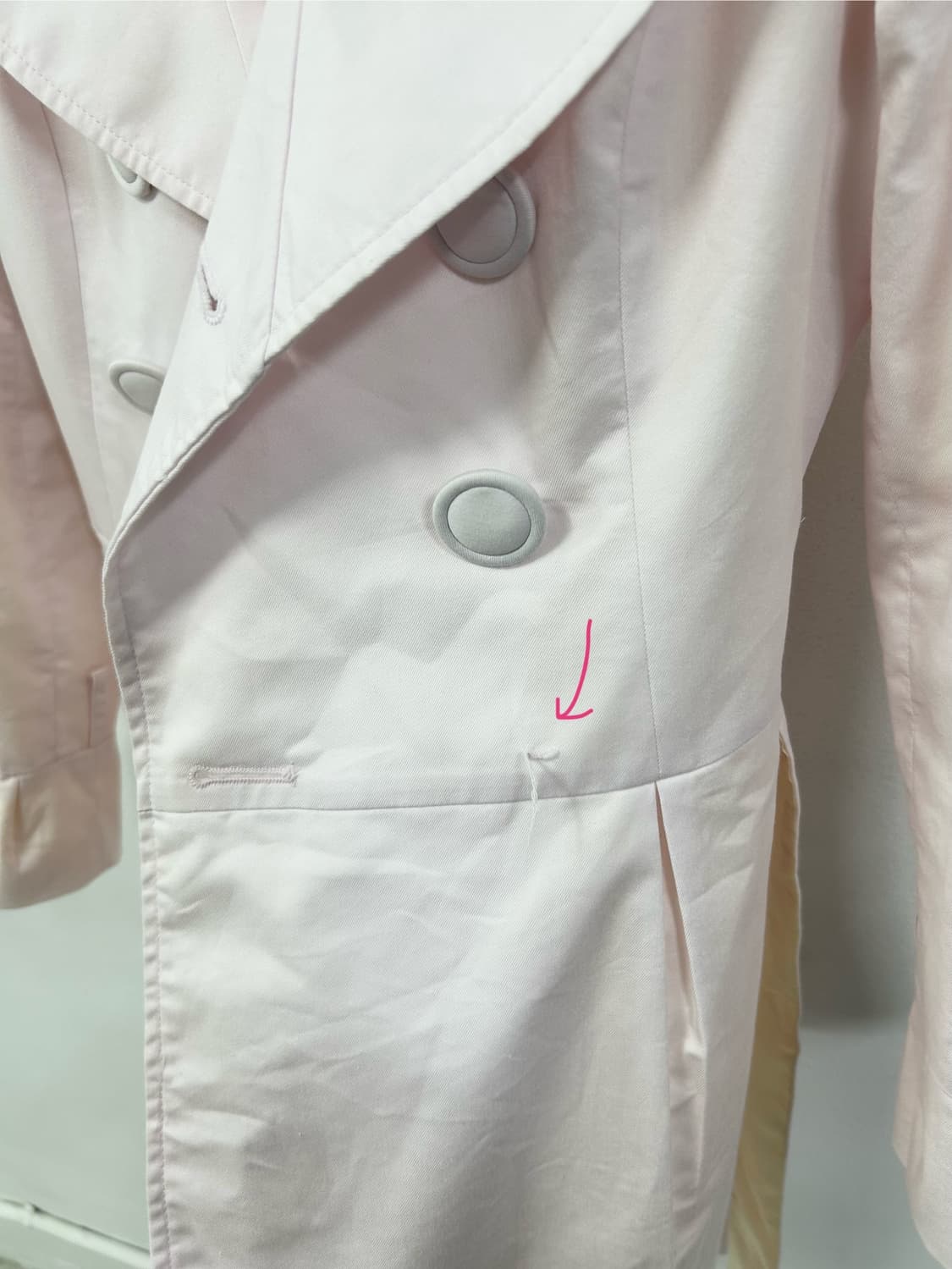 [PINKY GIRLS] 로걀 핑크 트렌치코트 상품이미지7