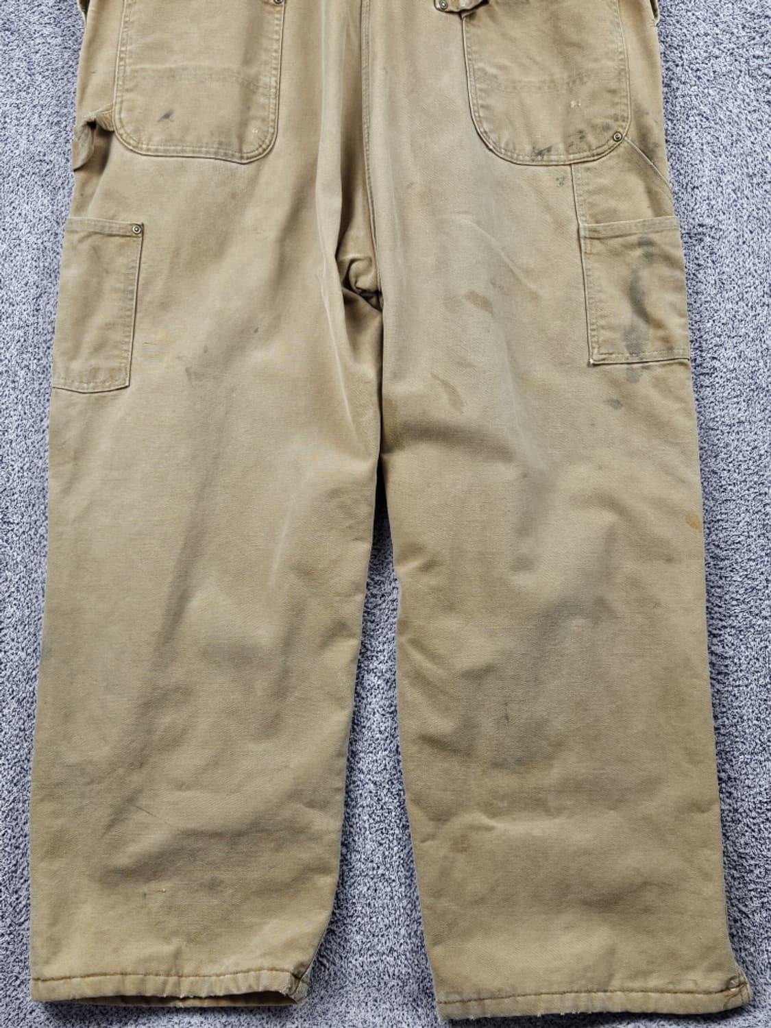 90's USA 칼하트 캔버스 더블니 오버롤 (44X30) / 10236 상품이미지10