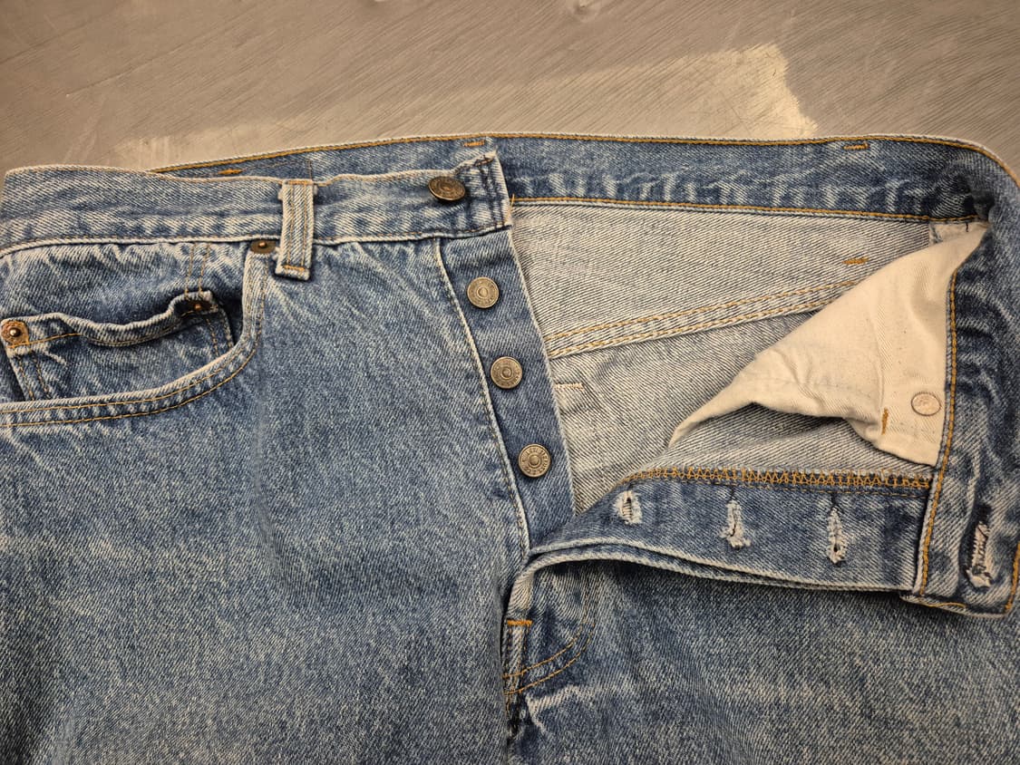 90s 리바이스501 데님팬츠 usa made 상품이미지7