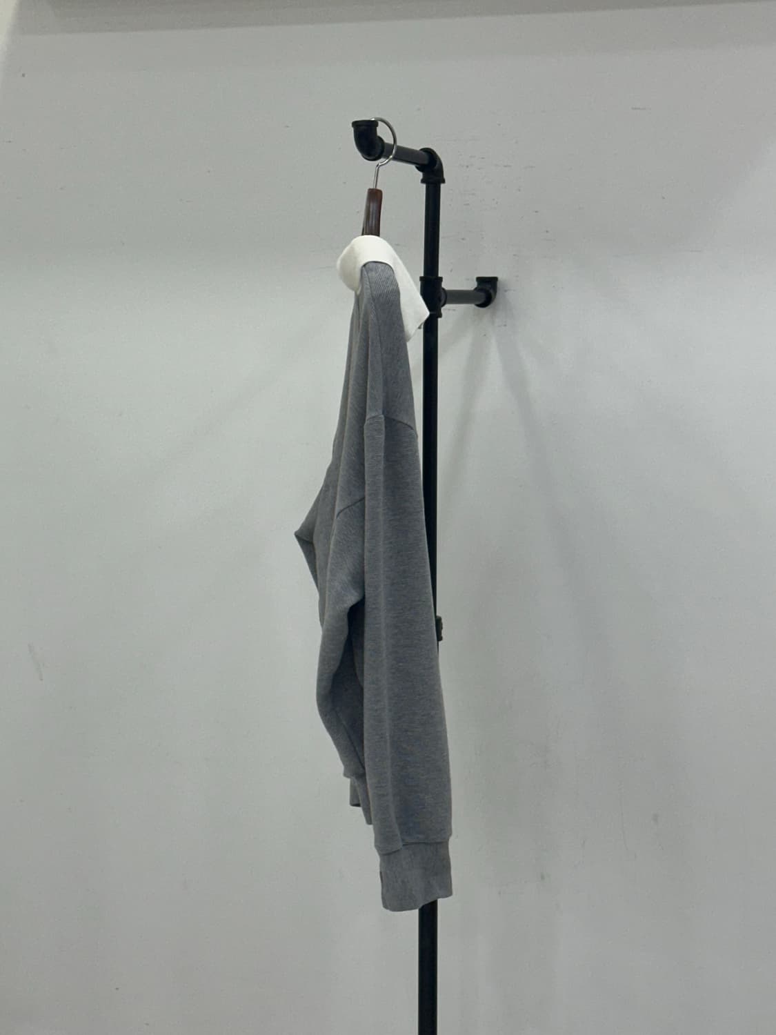 시스템 옴므 오픈 카라 니트 상품이미지4