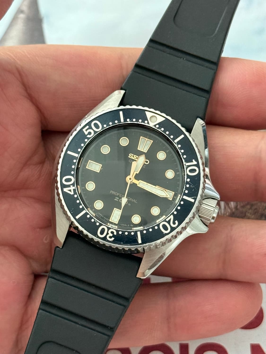 Seiko 세이코 쿼츠 다이버 프로페셔널 200m 다이버 1990 상품이미지3