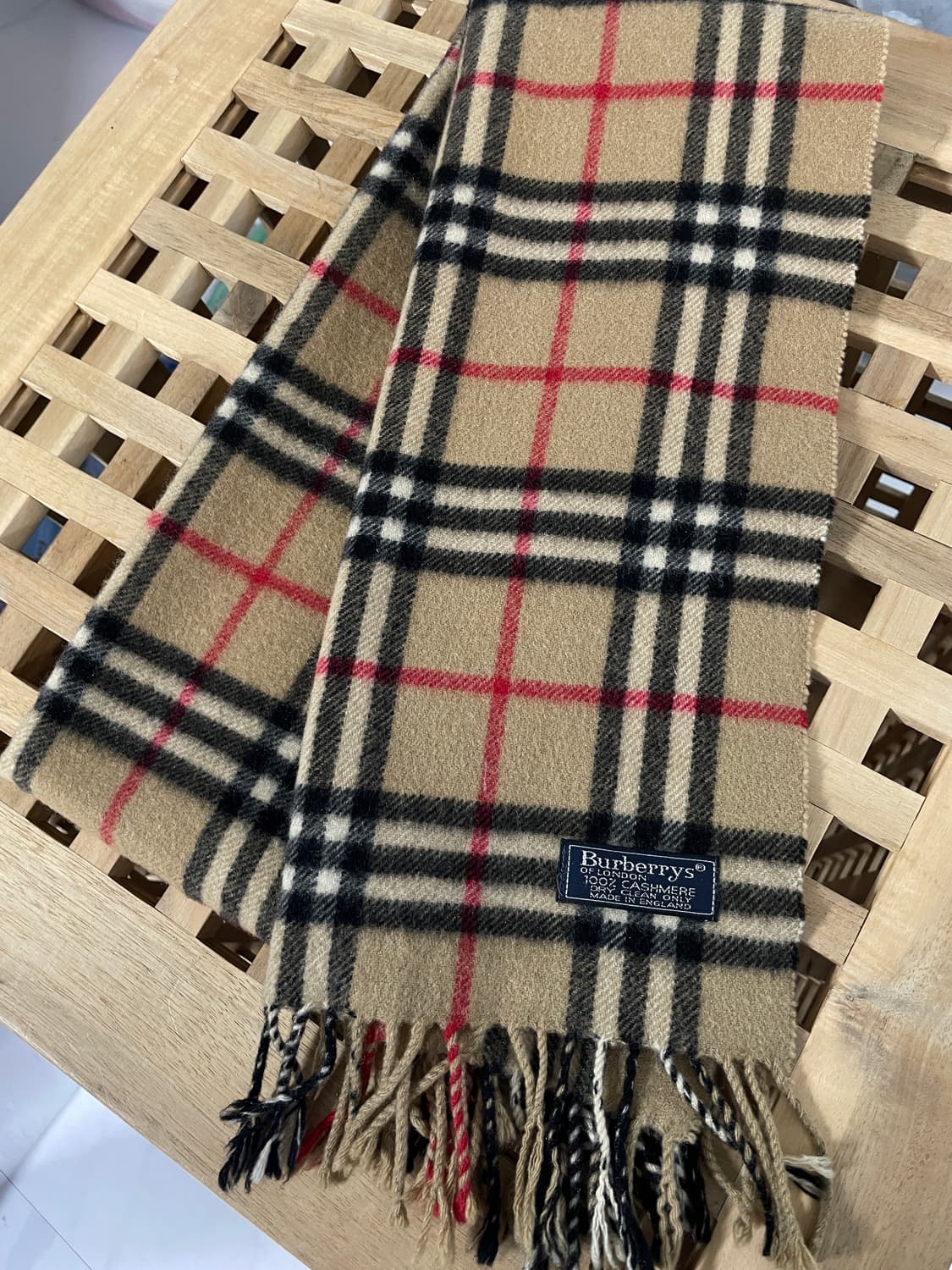 버버리 캐시미어 목도리(공용) 상품이미지1