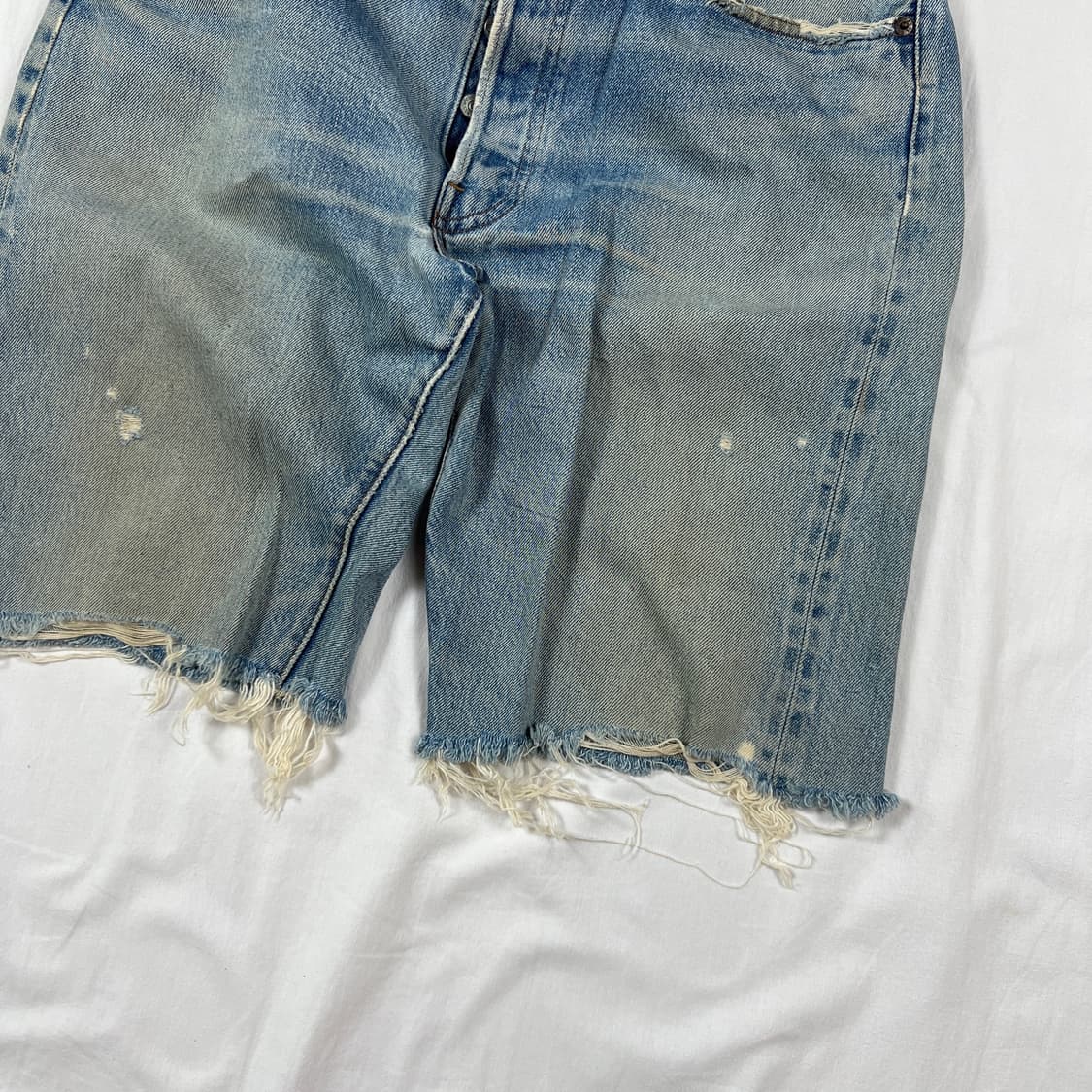 80’s 리바이스 levis 501 데님 쇼트팬츠 청반바지 상품이미지3