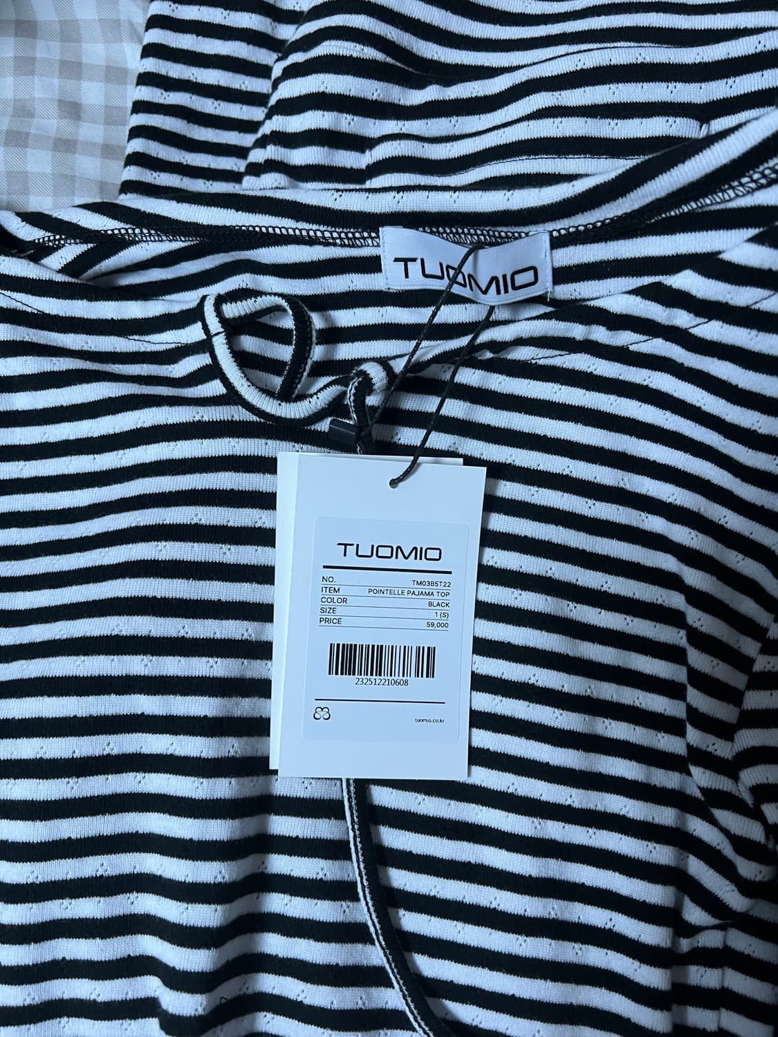 뚜오미오 POINTELLE PAJAMA 세트 판매 상품이미지4