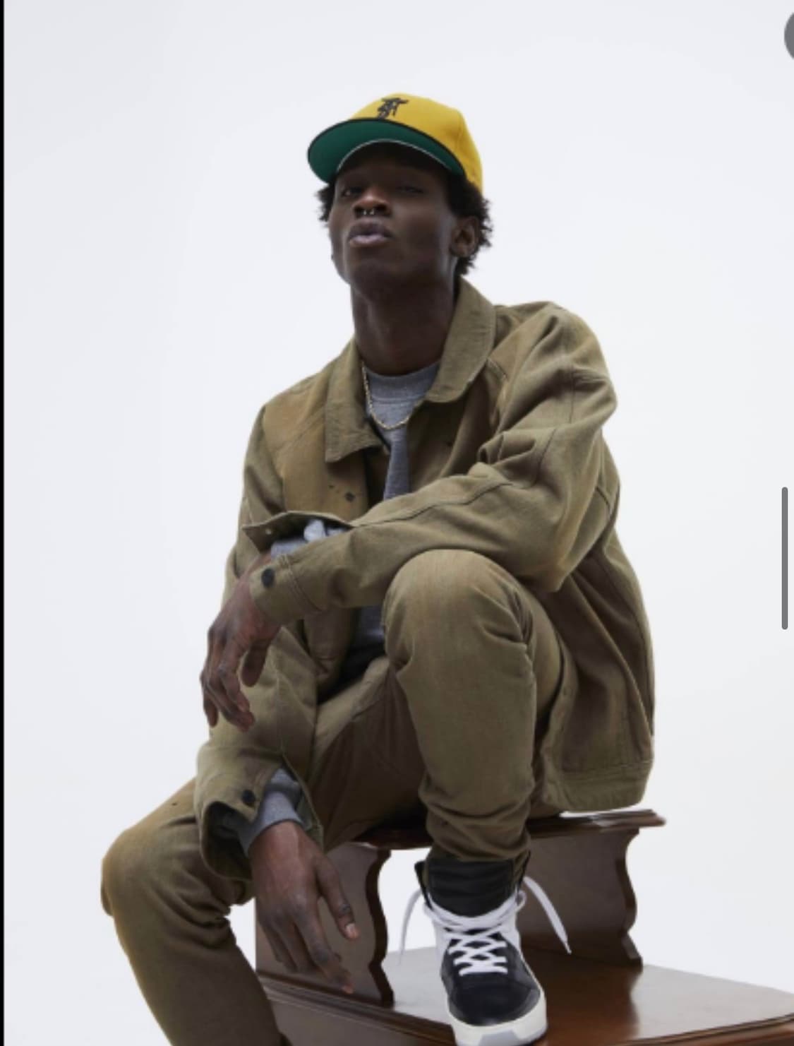 [XL] 피어오브갓 5th 데님 트러커 자켓 빈티지 골드 상품이미지3