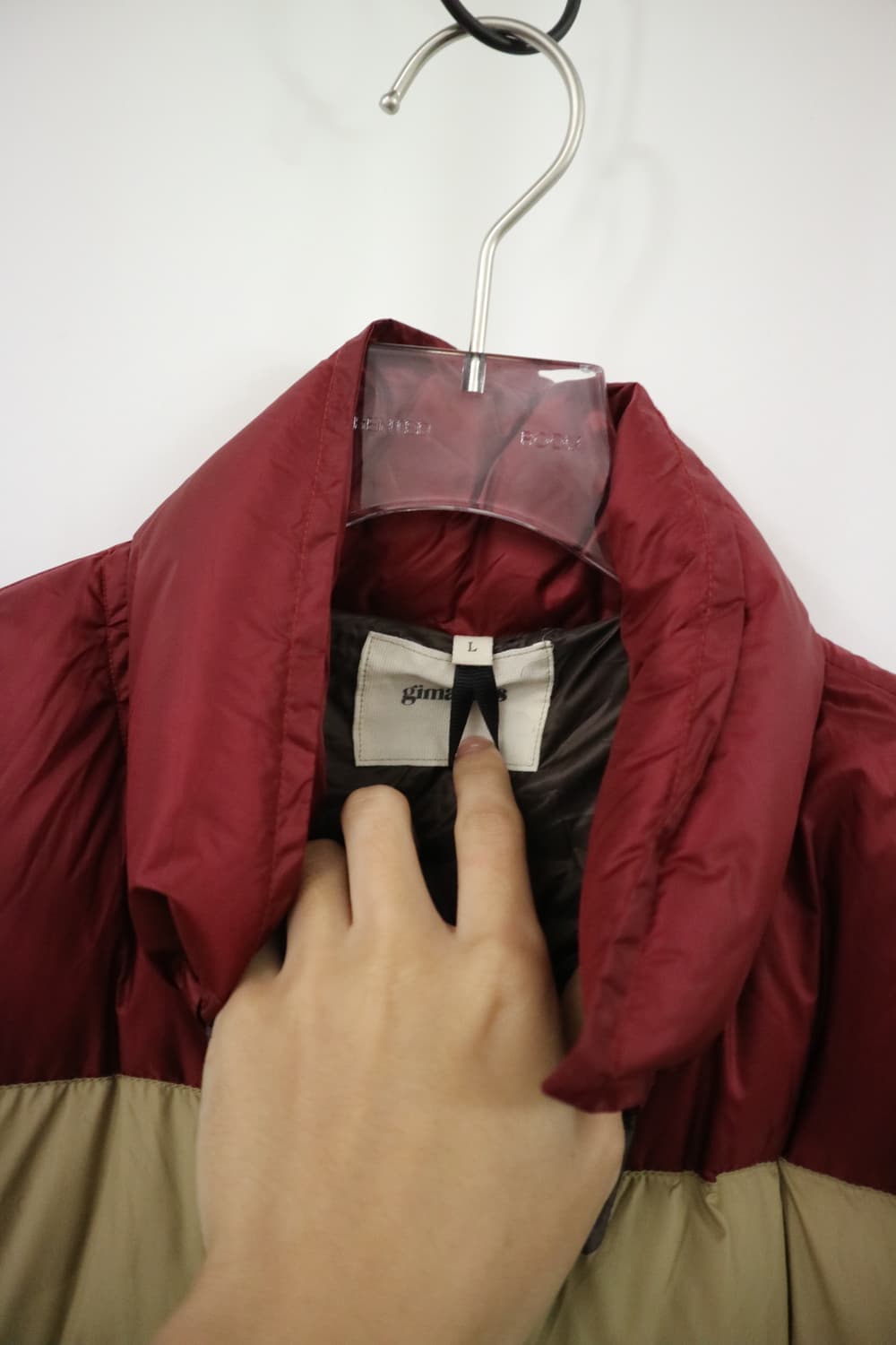 Gimaguas color block down jacket 상품이미지3