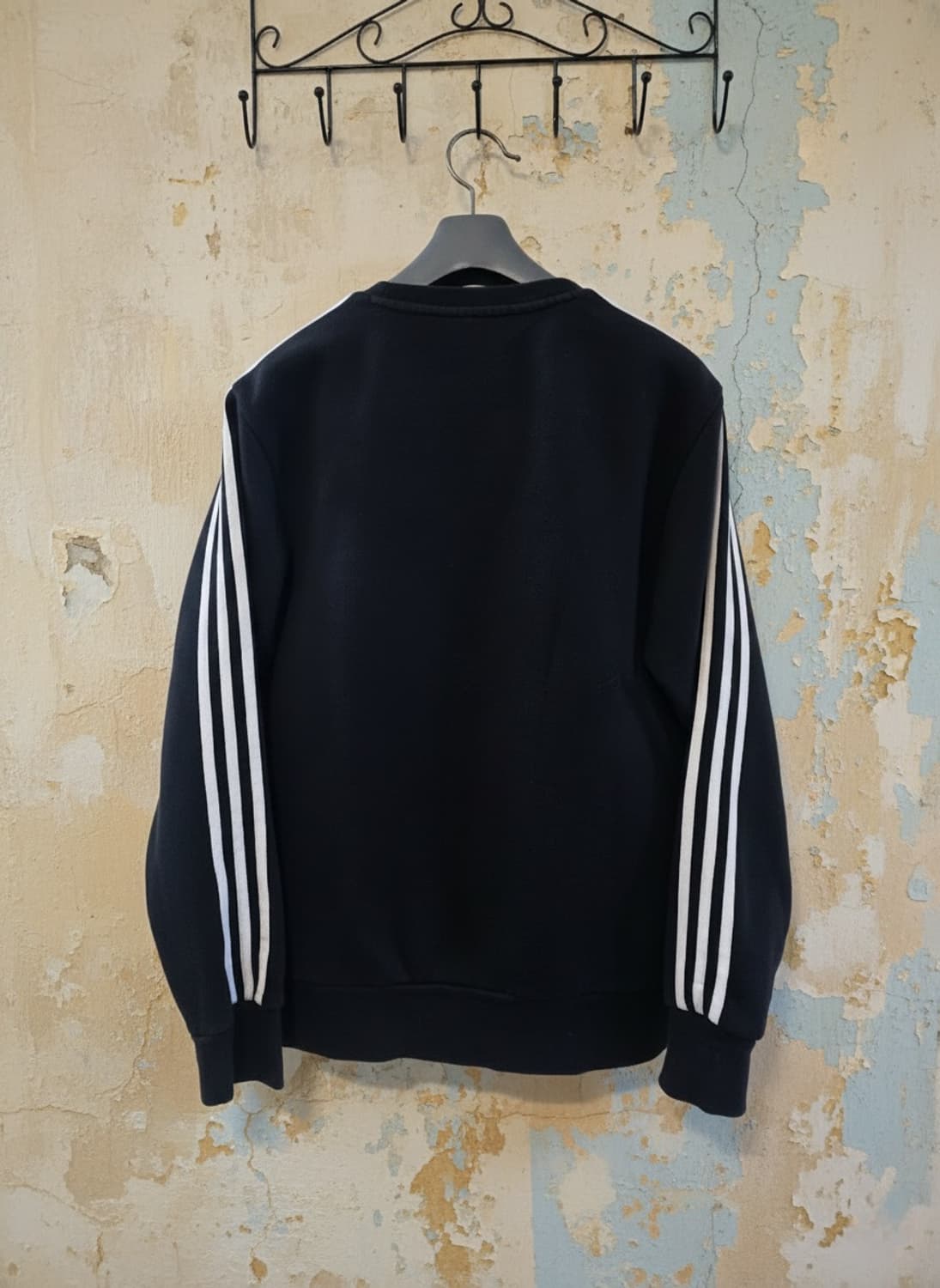 아디다스 삼선 맨투맨 블랙 M 상품이미지2