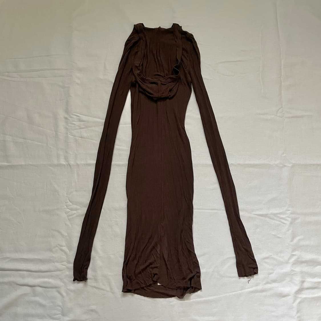 luxor hooded ribbed long t-shirt 상품이미지3