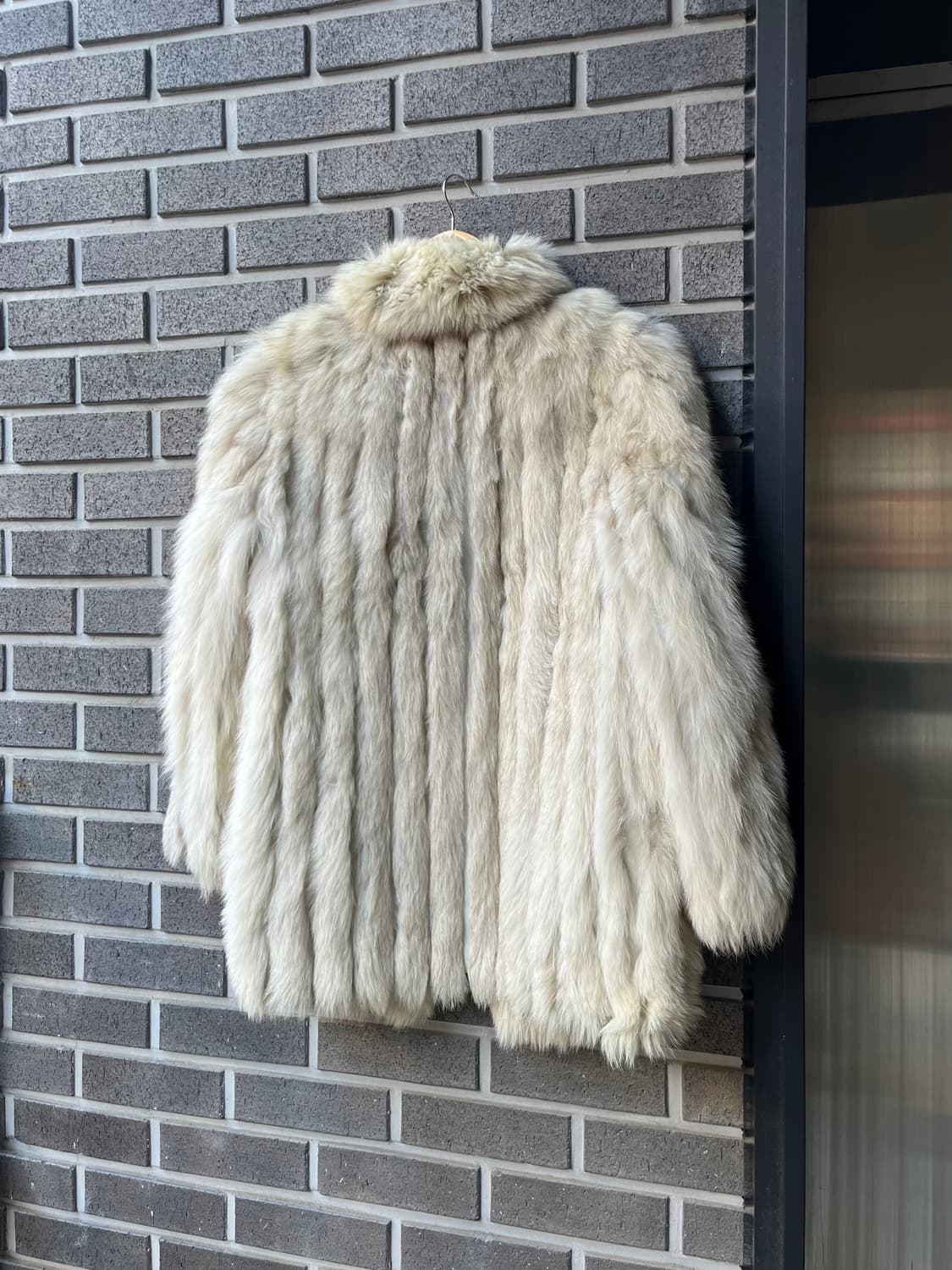 리얼 폭스퍼 자켓 아이보리 상품이미지8