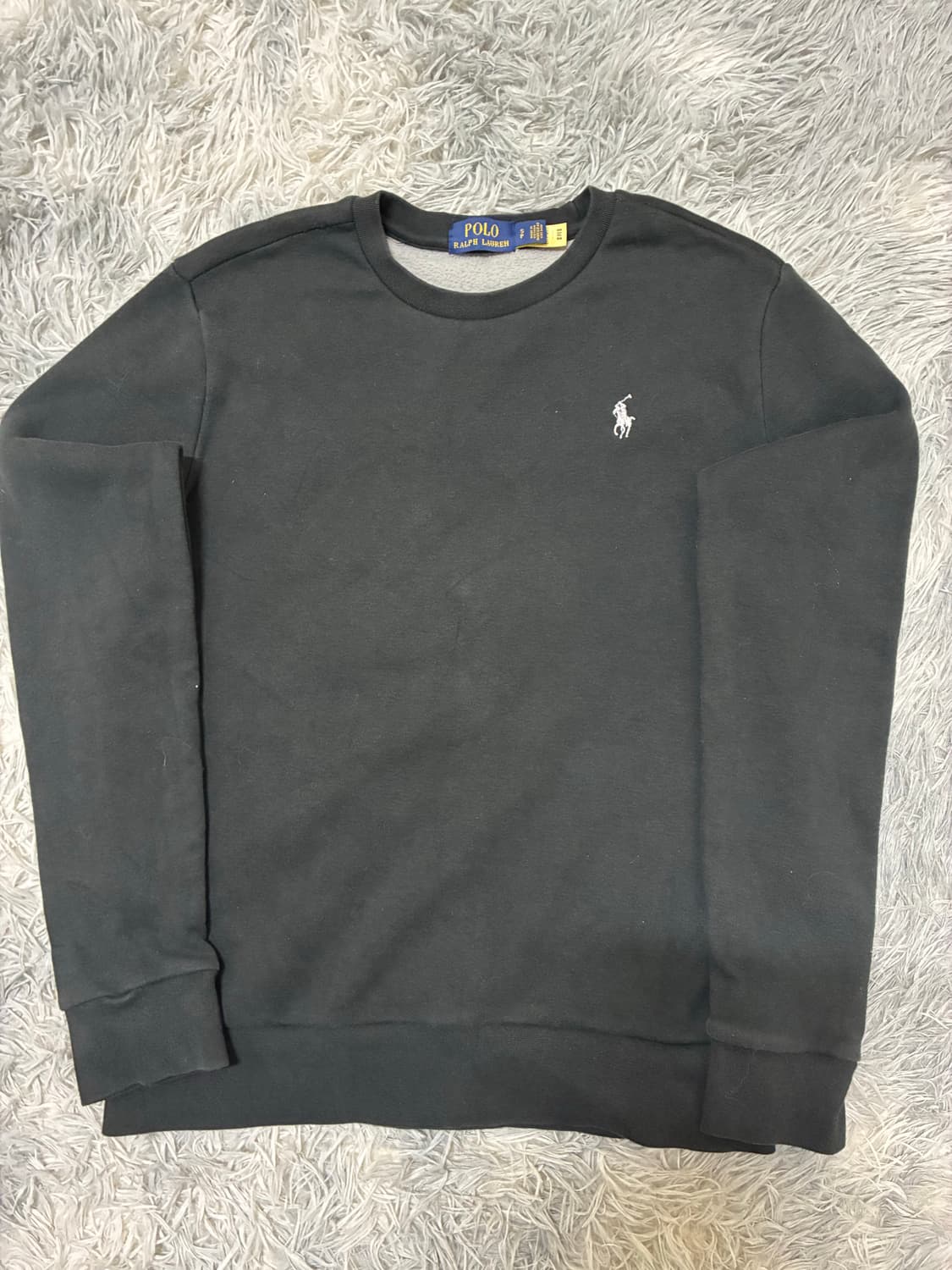 폴로 랄프로렌 신형 블랙 기모 맨투맨(s) 상품이미지2