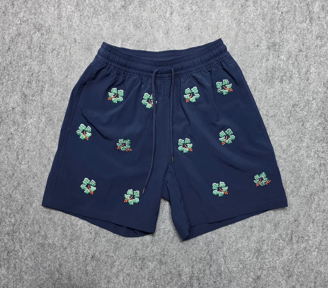 폴로 랄프로렌 멀티자수 수윔 쇼츠 수영 반바지 XS 상품이미지1