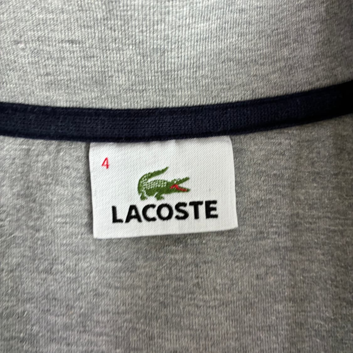 라코스테 그레이 집업 자켓 95 상품이미지2
