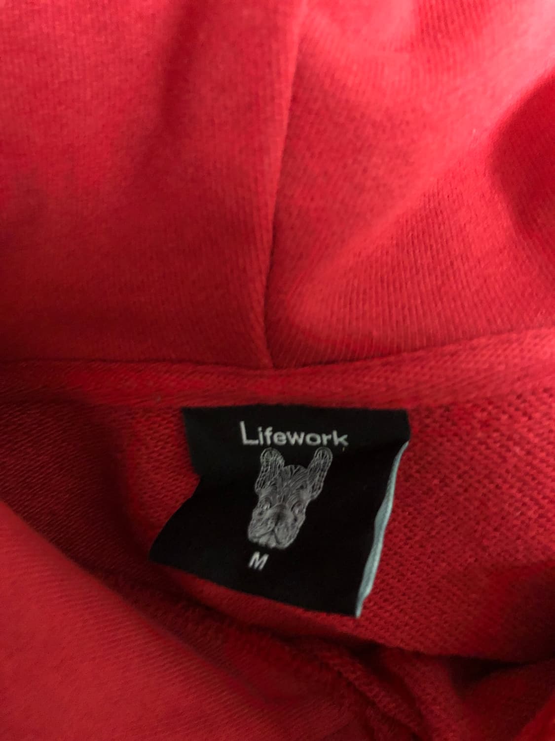 라이프워크 후드티(레드) 상품이미지3