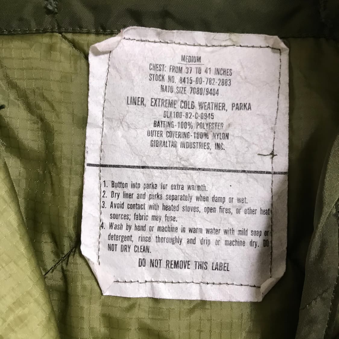 미군 m65 개파카 오리지널 피쉬테일 상태굿 상품이미지3