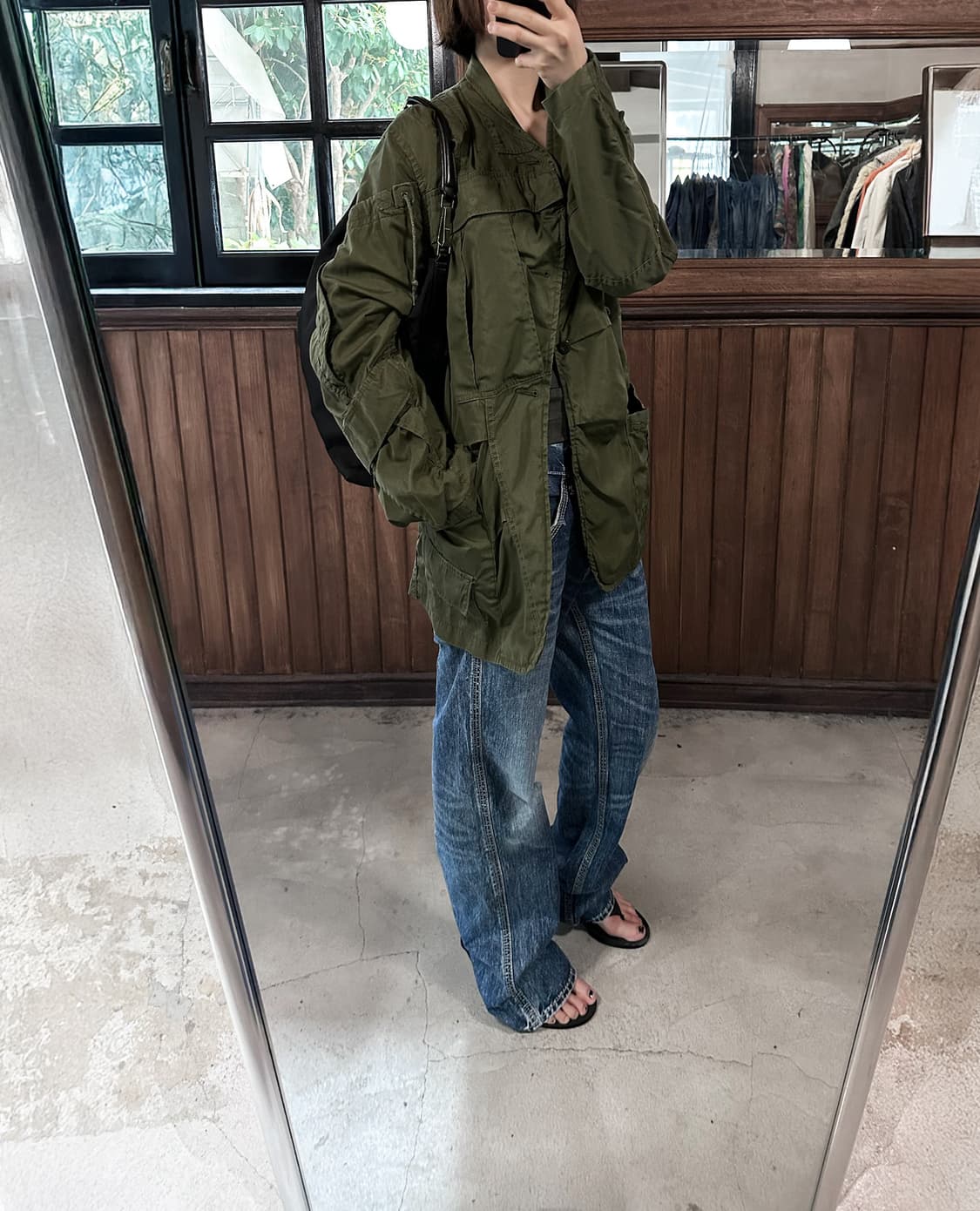 REBUILD BY NEEDLES bdu shawl collar jack 상품이미지1