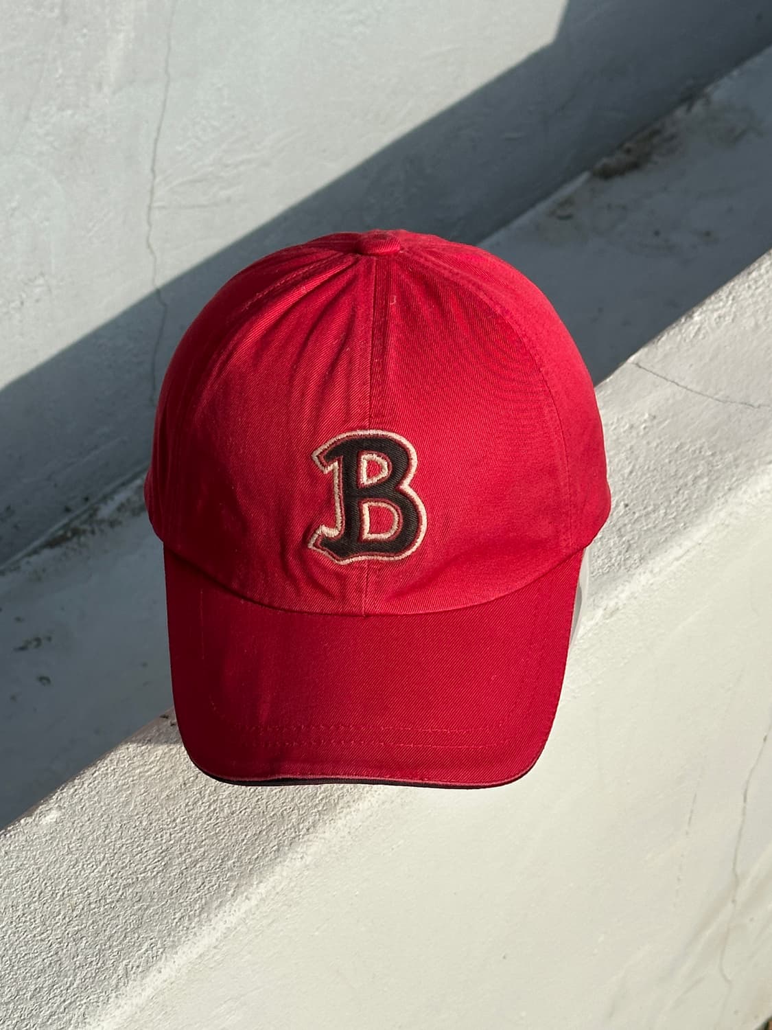 [M-L] 90s 빈폴 로고 레드 볼캡 모자 상품이미지1