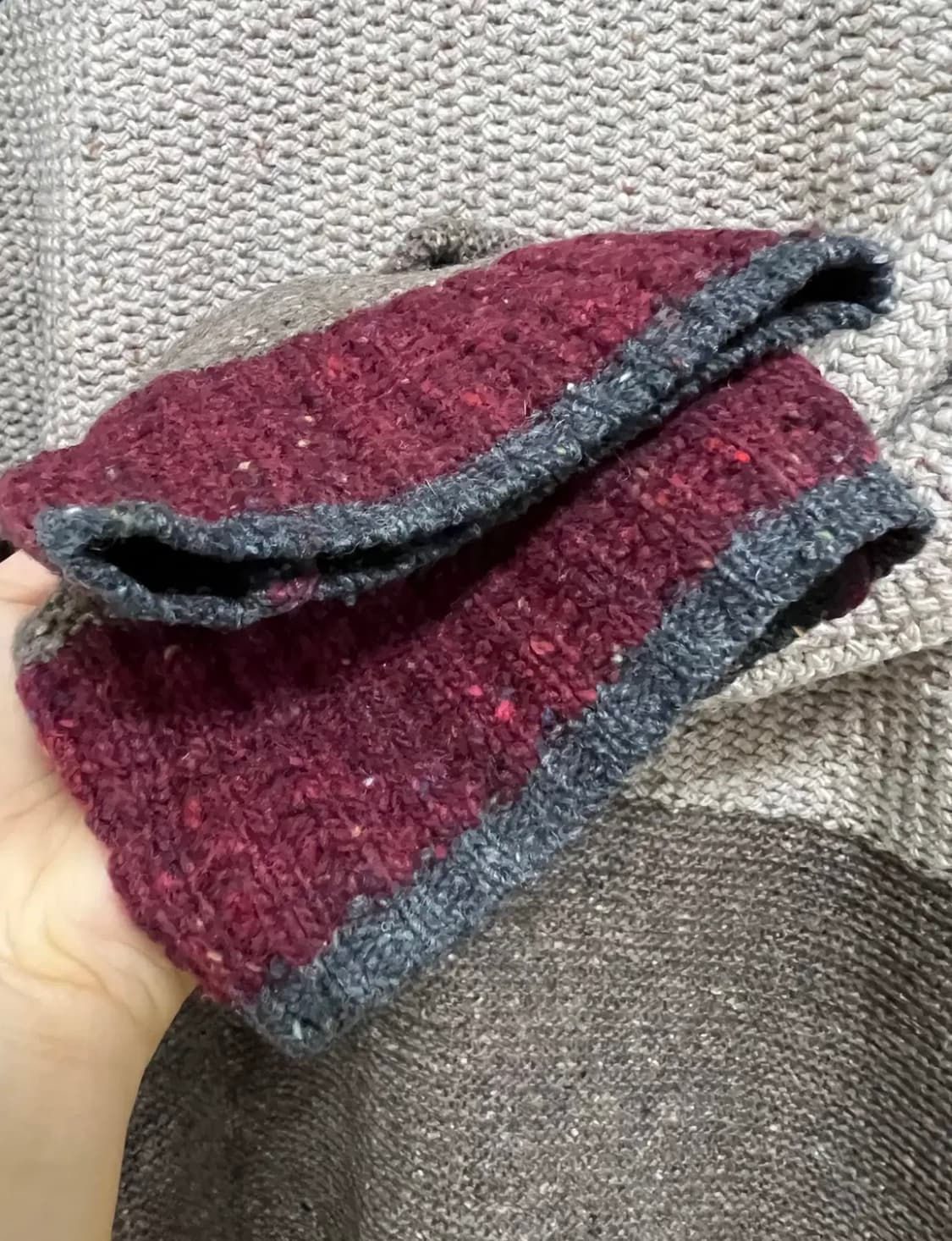 헤지스 남성 스트라이프 라운드울니트 100 상품이미지4