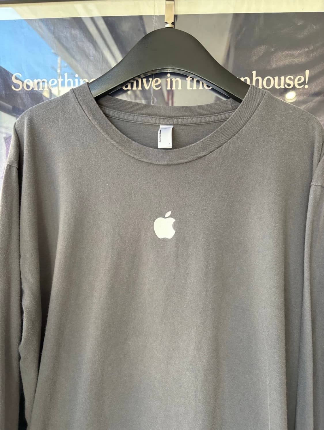 빈티지 Apple 롱슬리브 USA 차콜 L 상품이미지1