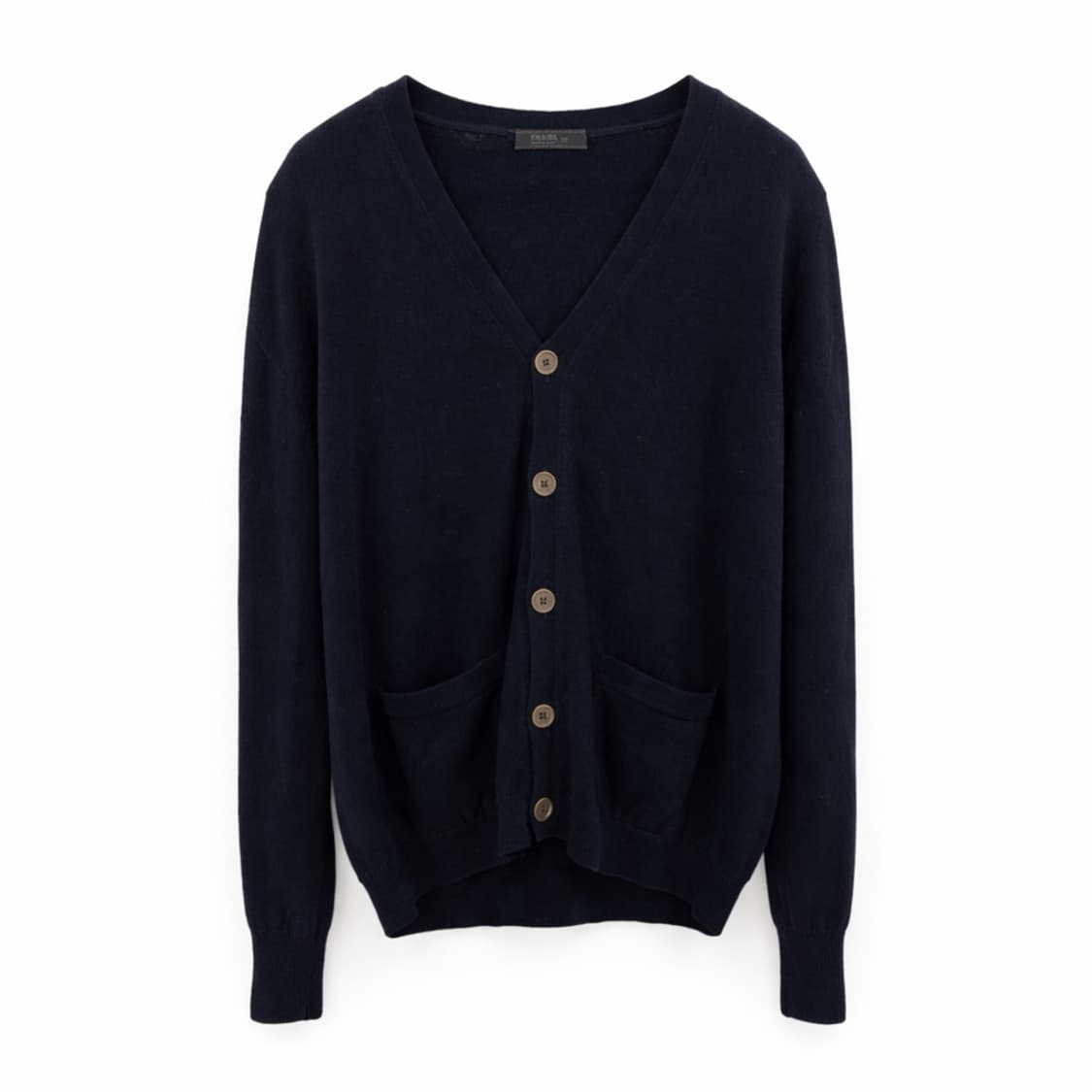 PRADA 블랙 캐시미어100 가디건 50 상품이미지1