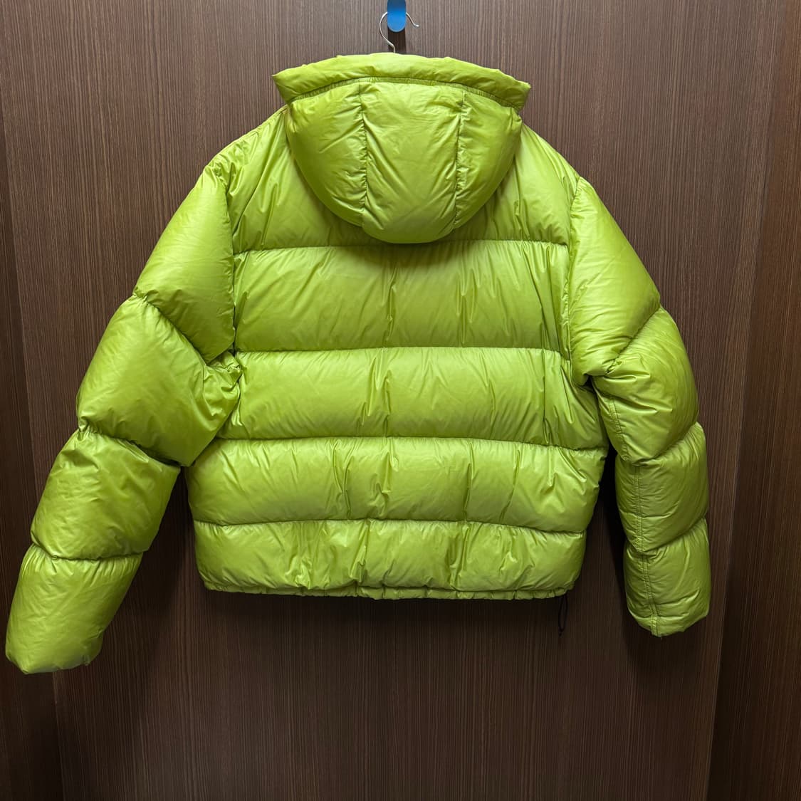 스투시 다운파카 마이크로 립스탑 라임 XL 상품이미지5