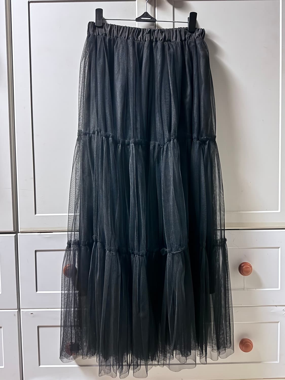 플리츠 롱 샤 스커트 상품이미지1