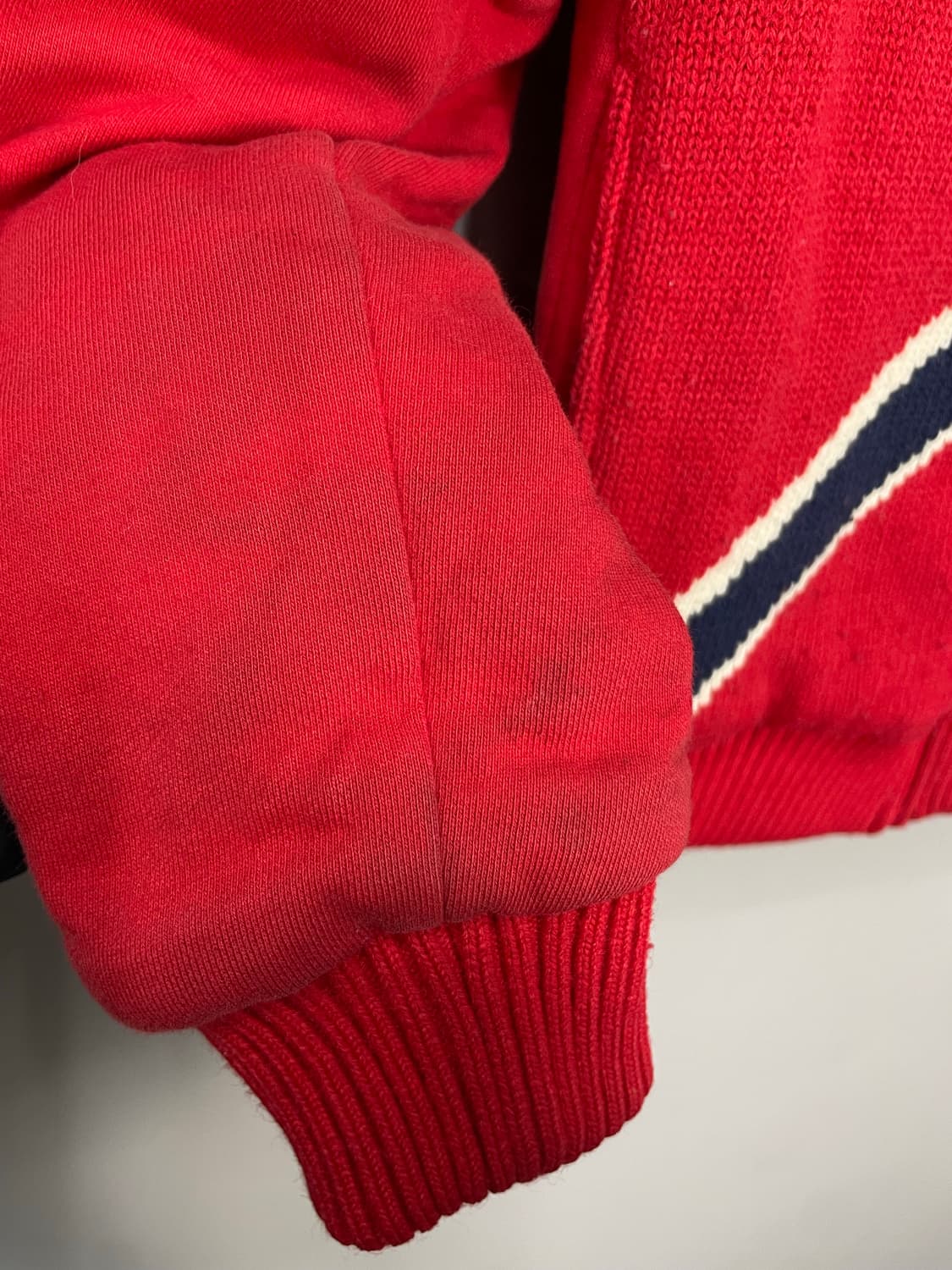 에스크 성조기 니트 후드집업 H1940 상품이미지8