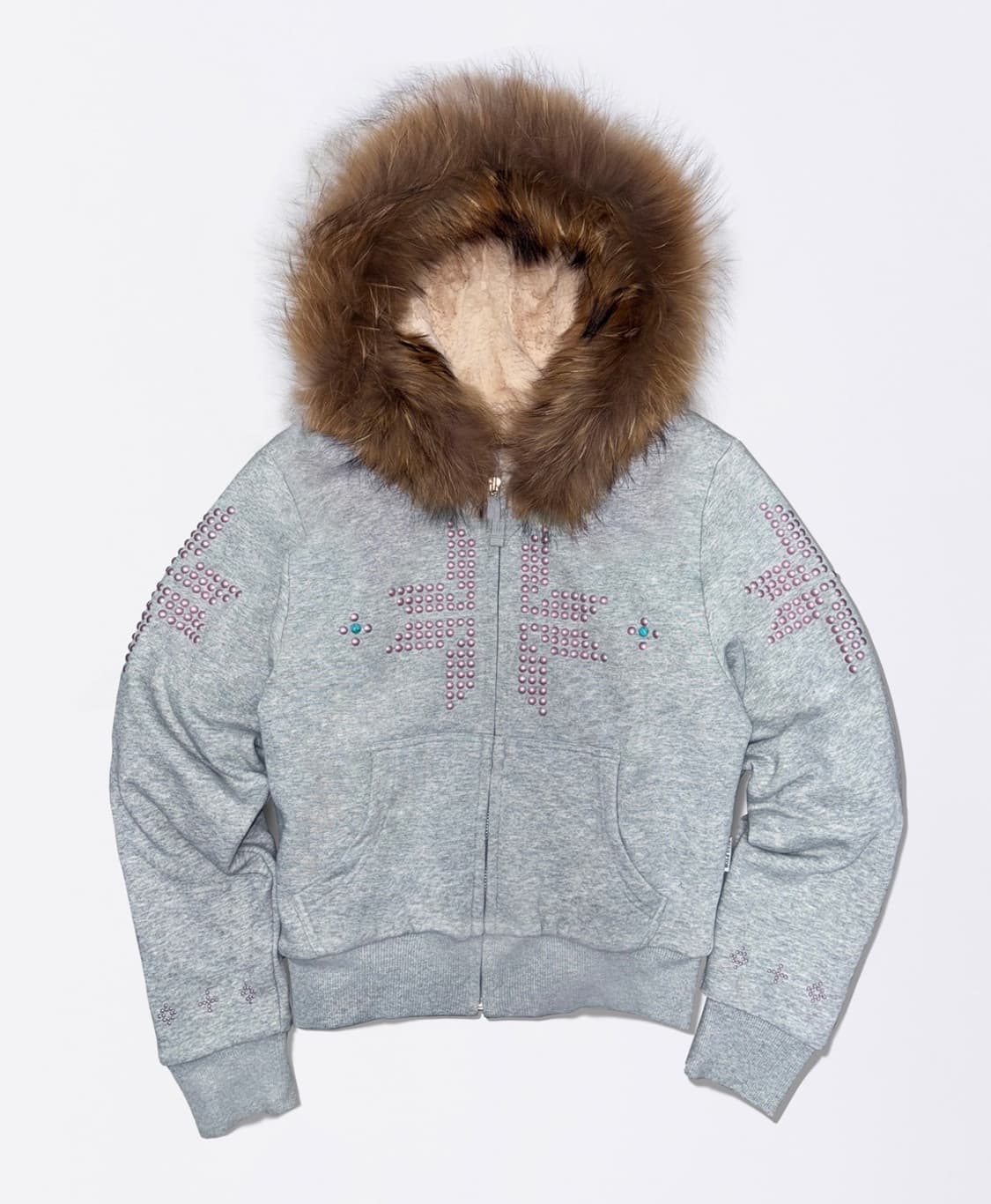 스컬프터 퍼 트리밍 후드 Fur Trimming Hooded Zip-Up 상품이미지2