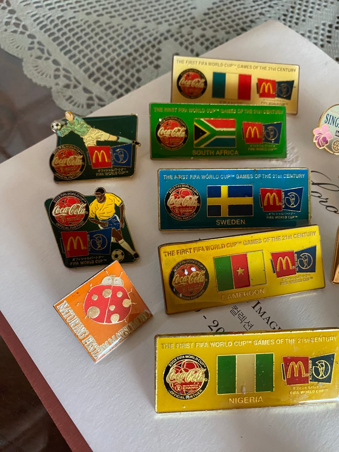 월드컵 피파 기념 맥도날드 코카콜라 기념 뱃지 상품이미지5