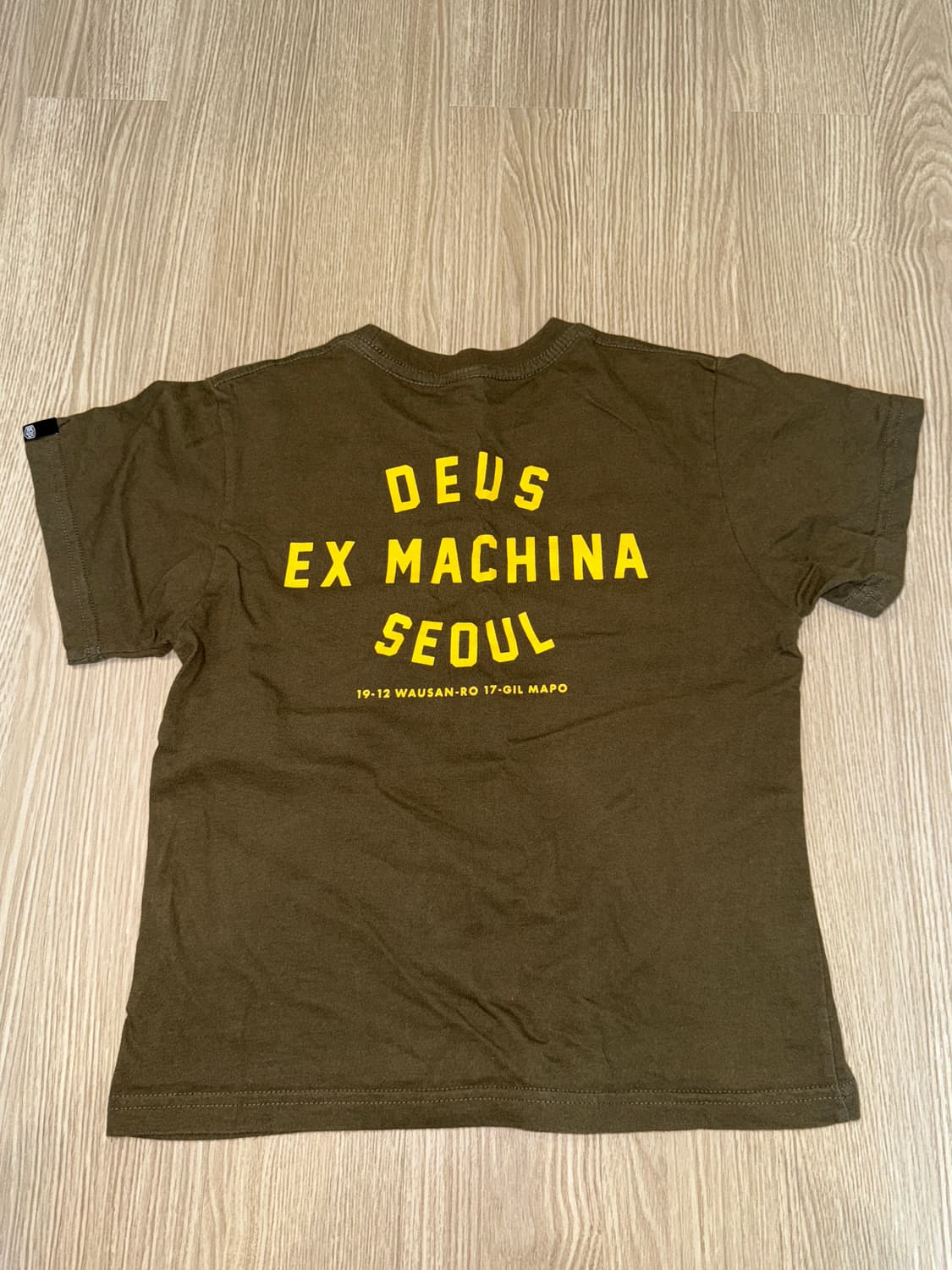 데우스 키즈반팔 9 올리브카키 상품이미지2