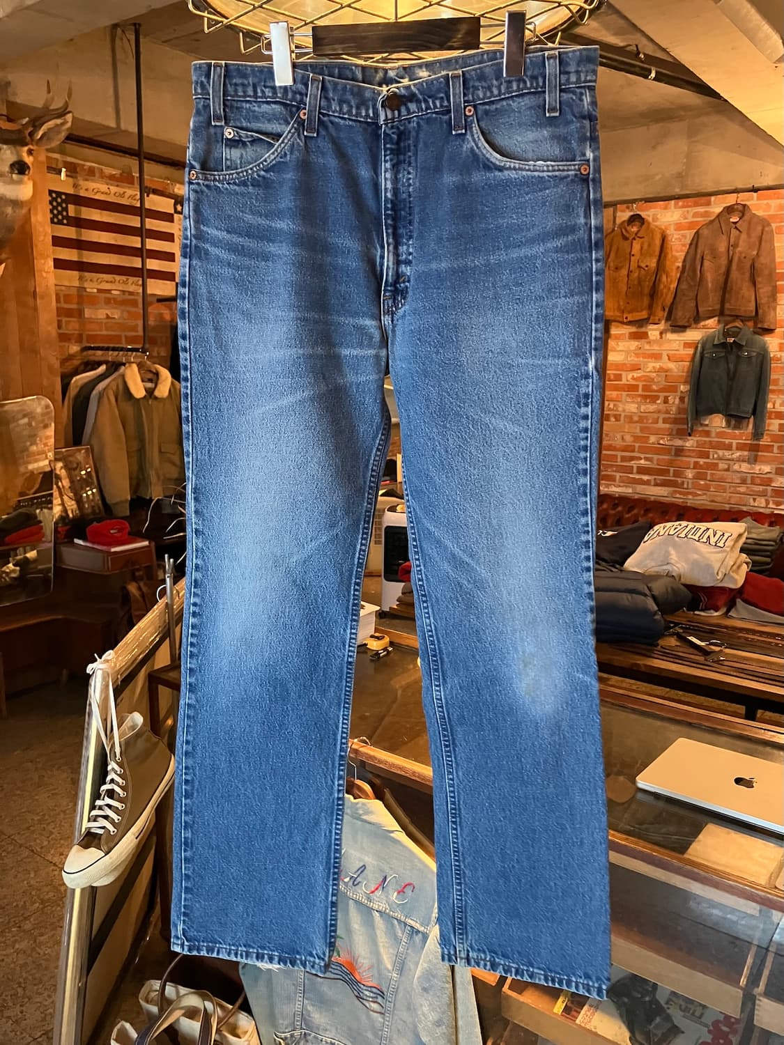 90s USA 빈티지 리바이스 517 부츠컷 데님 팬츠 상품이미지2