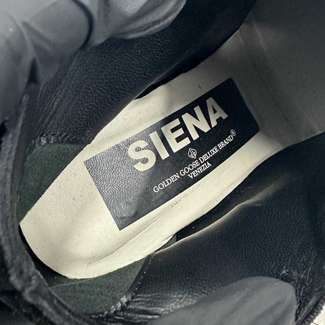 골든구스 시에나 스웨이드 앵클 부츠 블랙 여성 230mm 상품이미지5