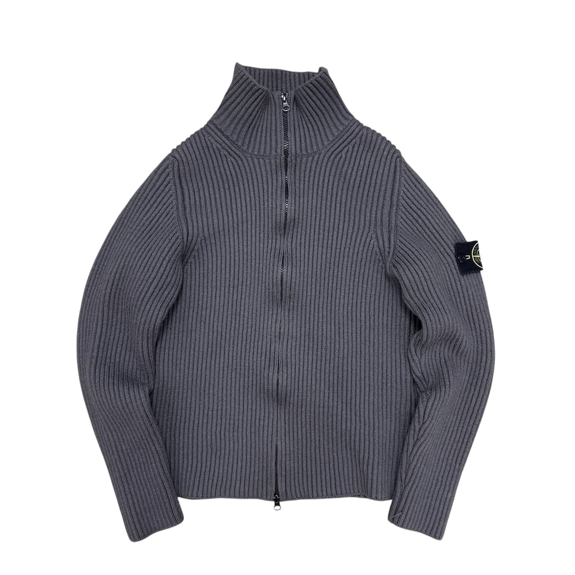 스톤아일랜드 골지 니트집업 가디건(M) 상품이미지1