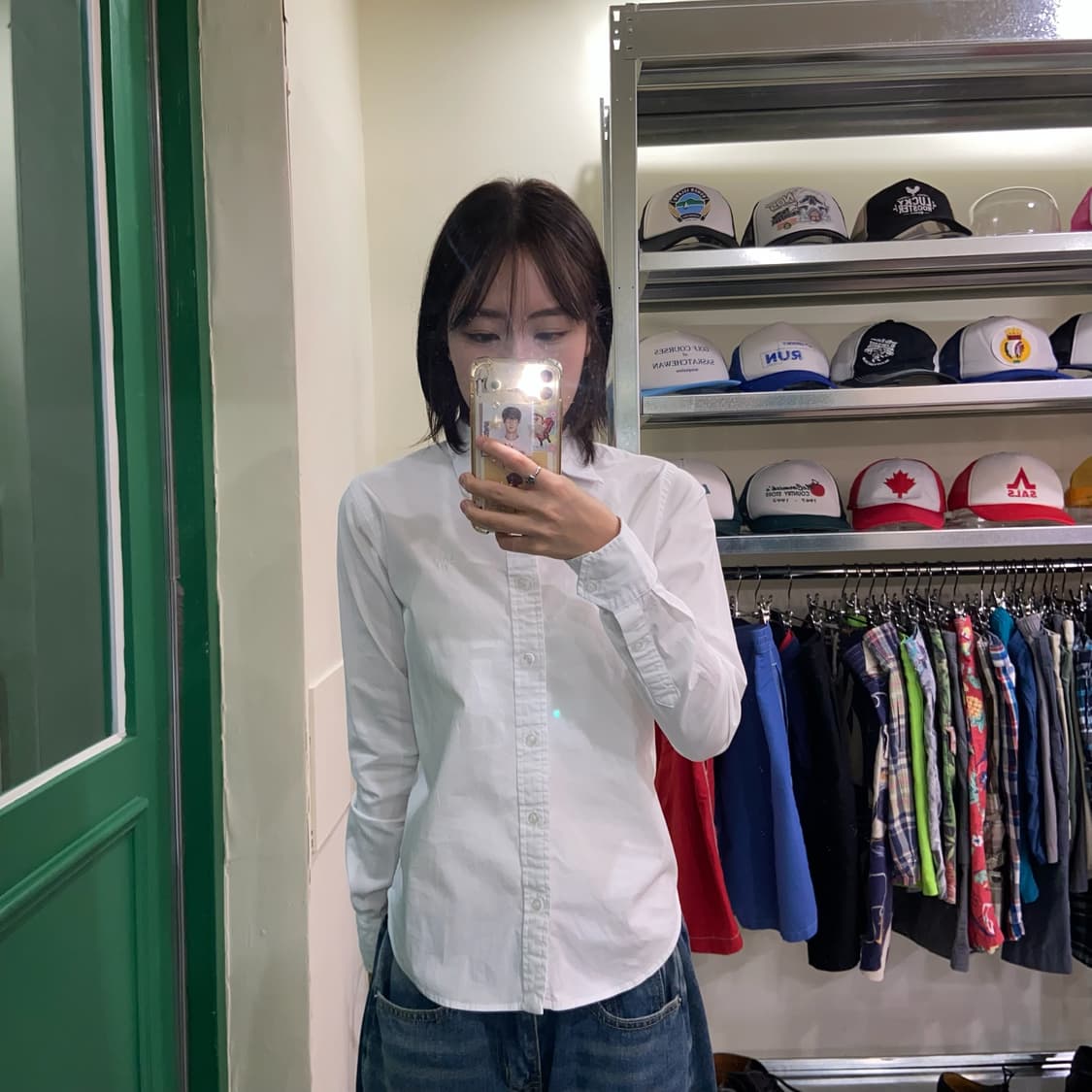 (size4) POLO 폴로 랄프로렌 솔리드 셔츠 슬림핏  상품이미지1