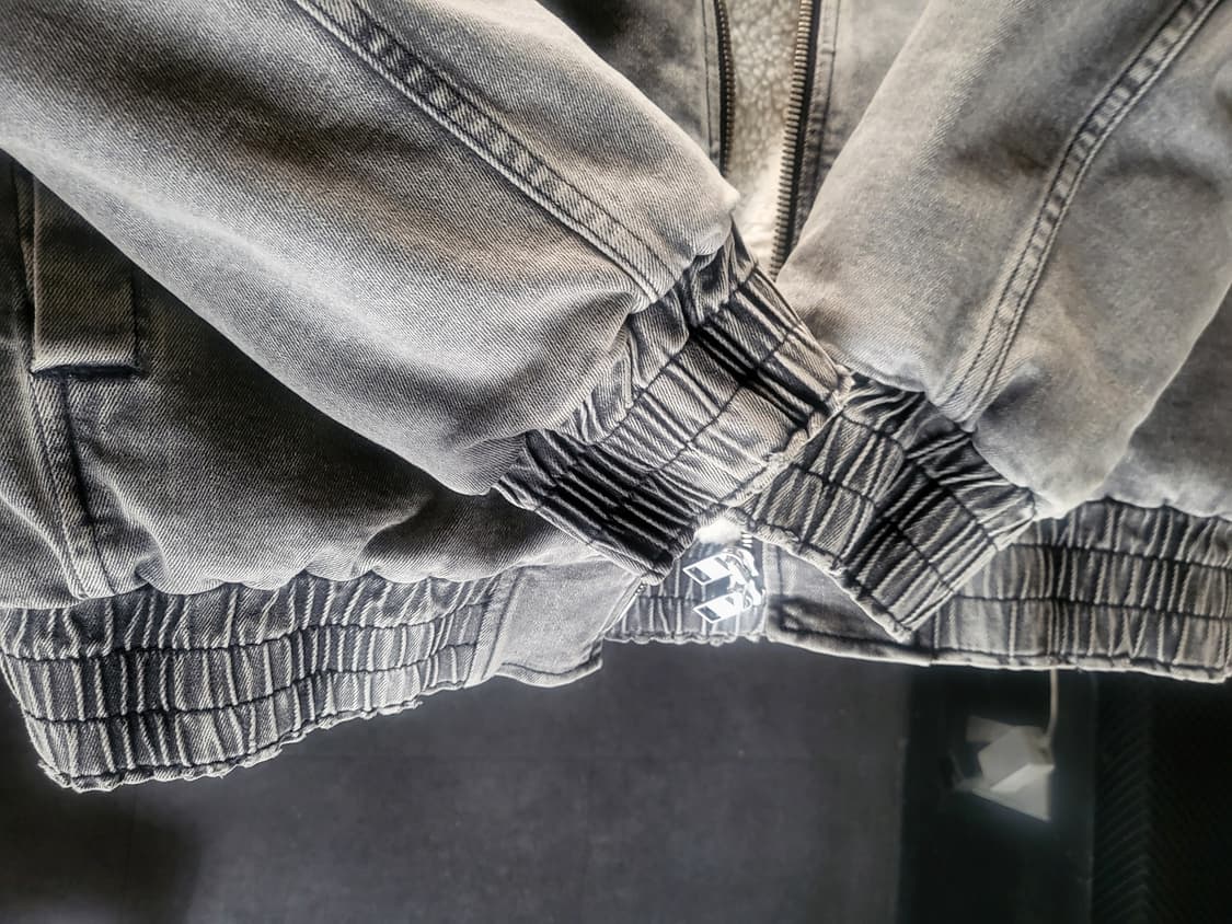 이로(men) 오버핏 데님 무스탕 점퍼 105(xl) 상품이미지4