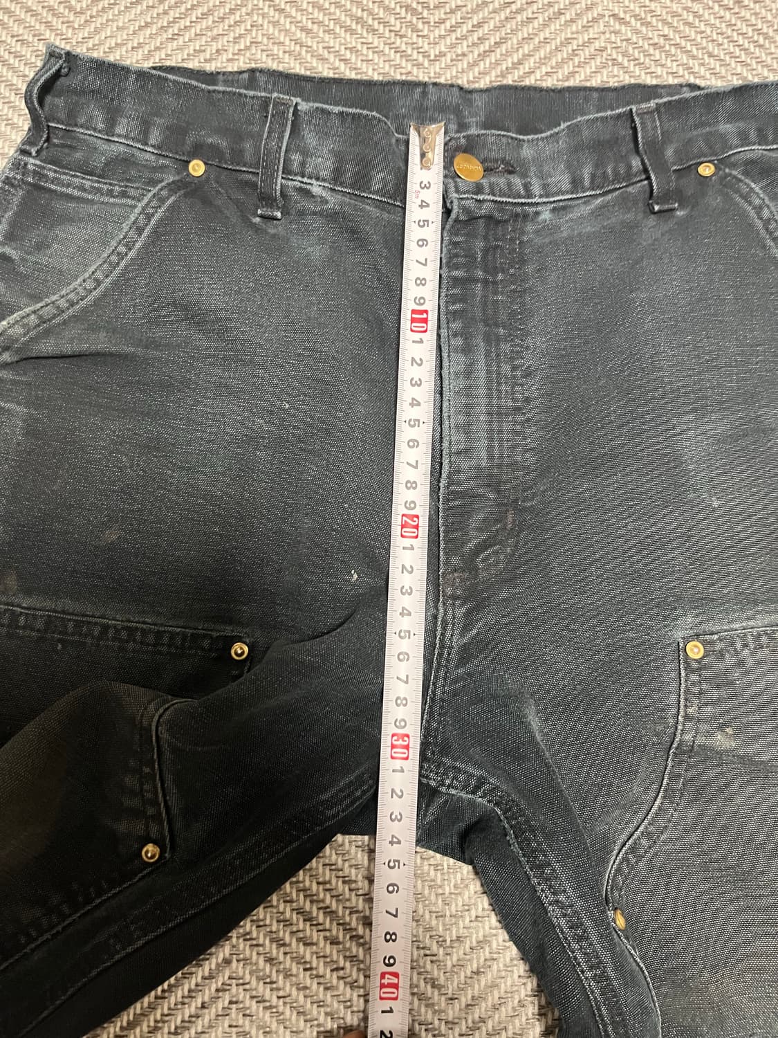 칼하트 더블니 B01 blk 34x34 상품이미지7