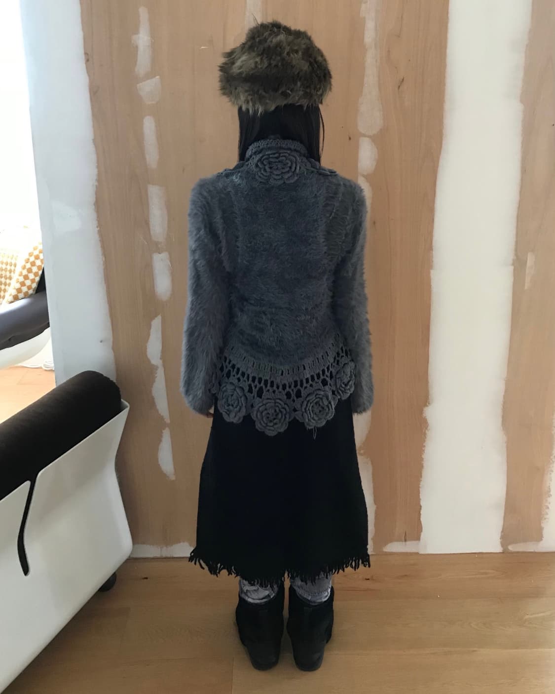  vintage flower crochet vest 상품이미지7