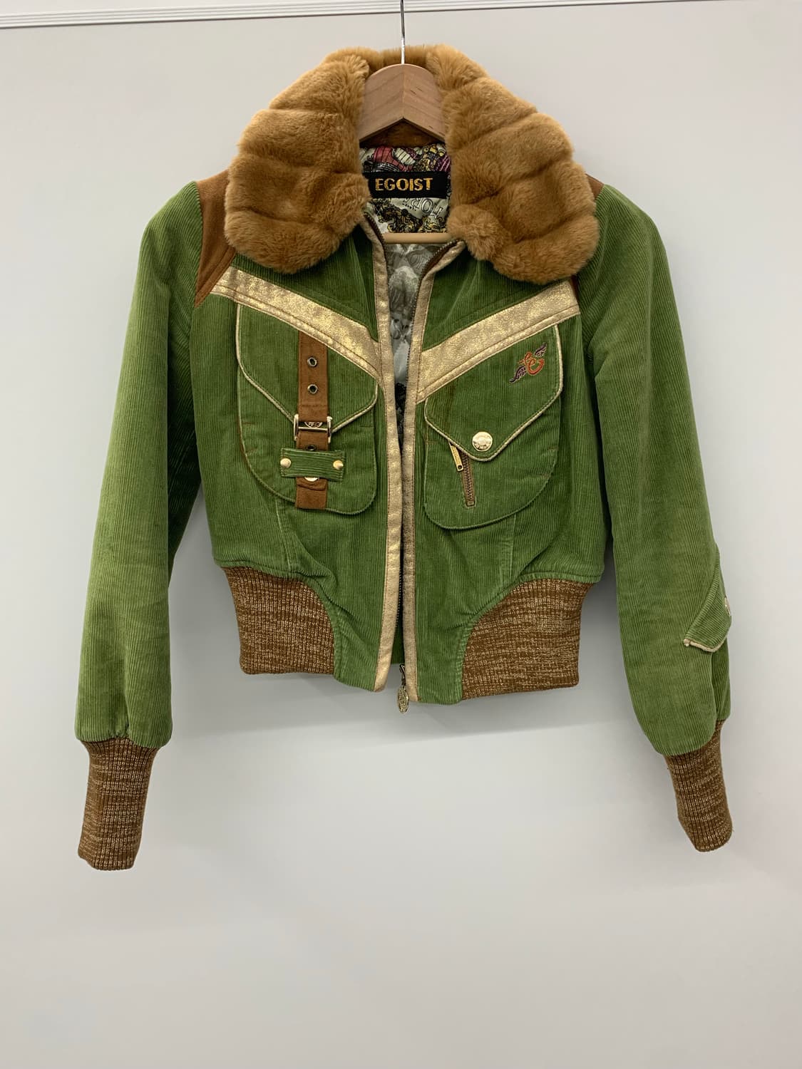 이고이스트 y2k 크롭 퍼 자켓 상품이미지4