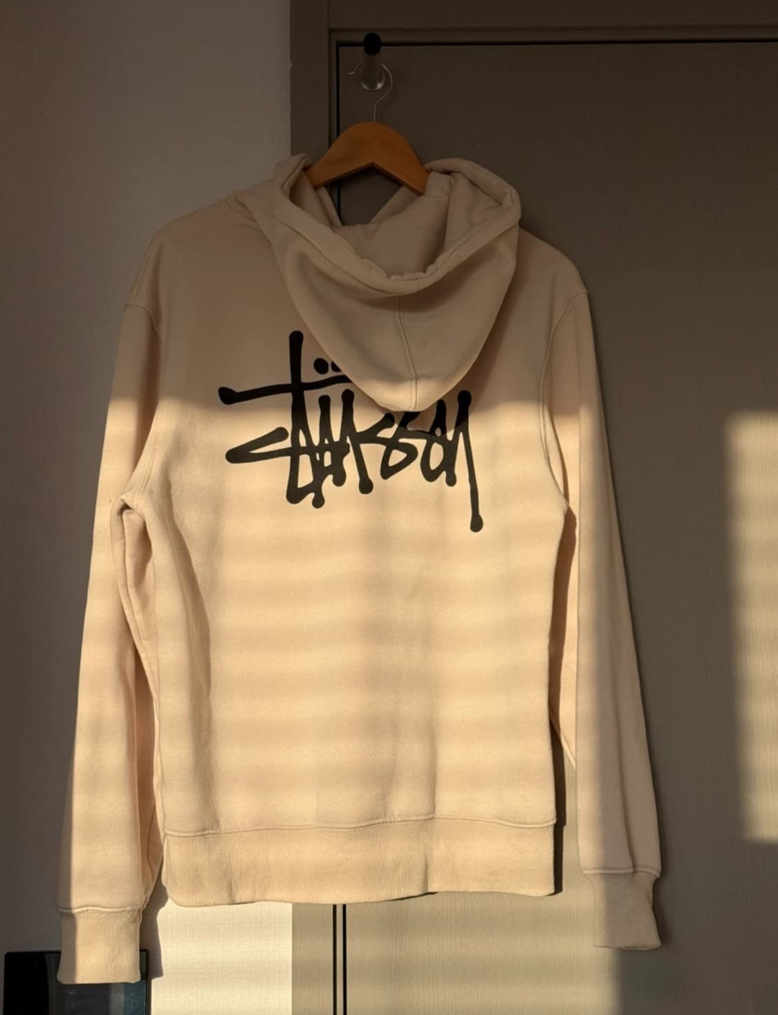 스투시 베이지 크림 후드티 M 상품이미지1