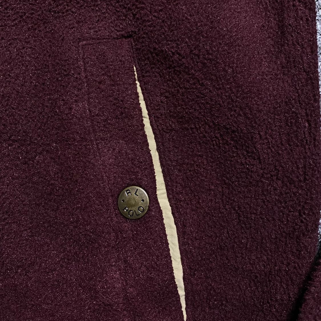 🌊Polo Polatec burgundy swingtop jacket 상품이미지7