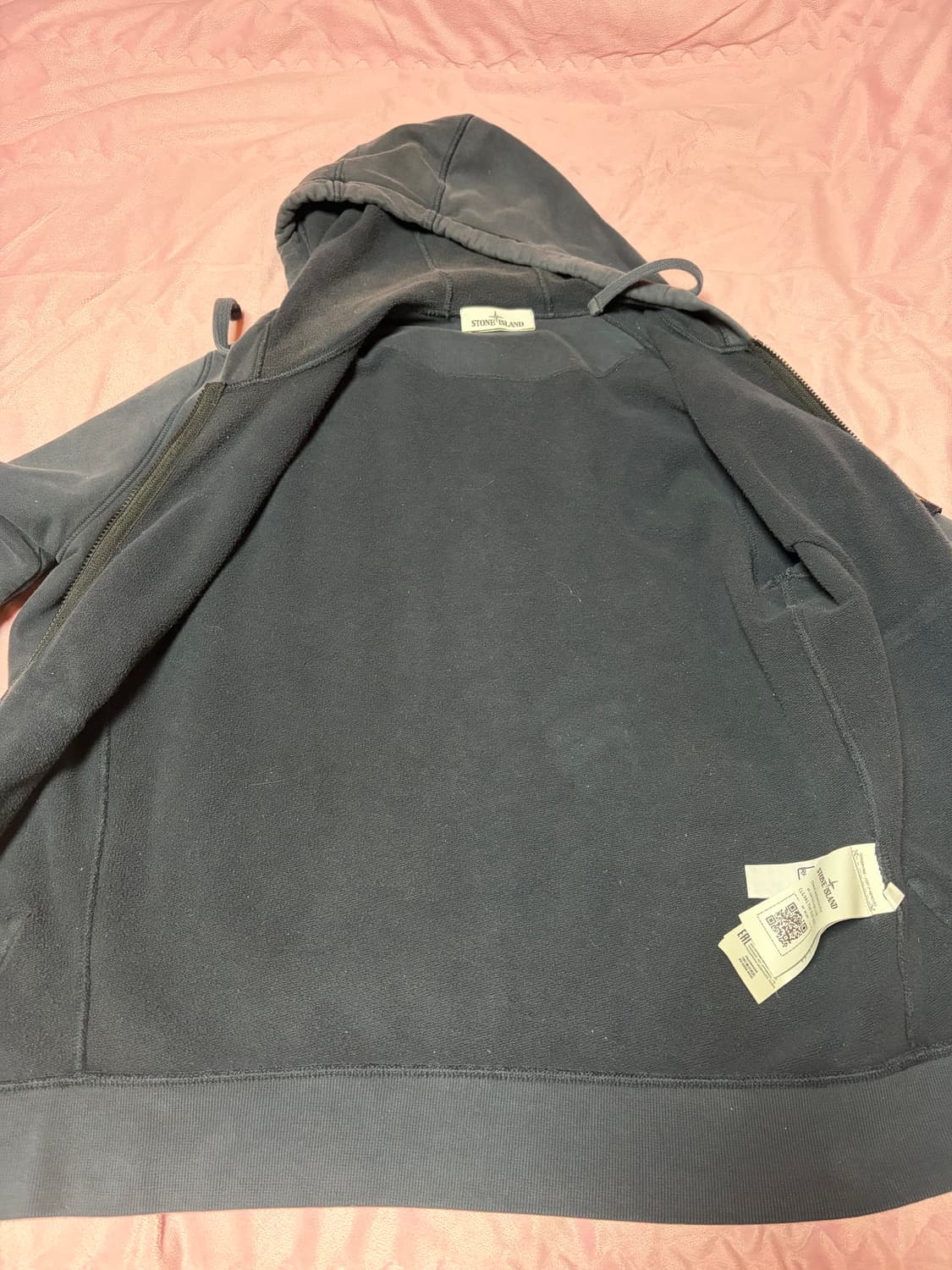 스톤아일랜드 현재 품절상태 대대장 후드집업 상품이미지3